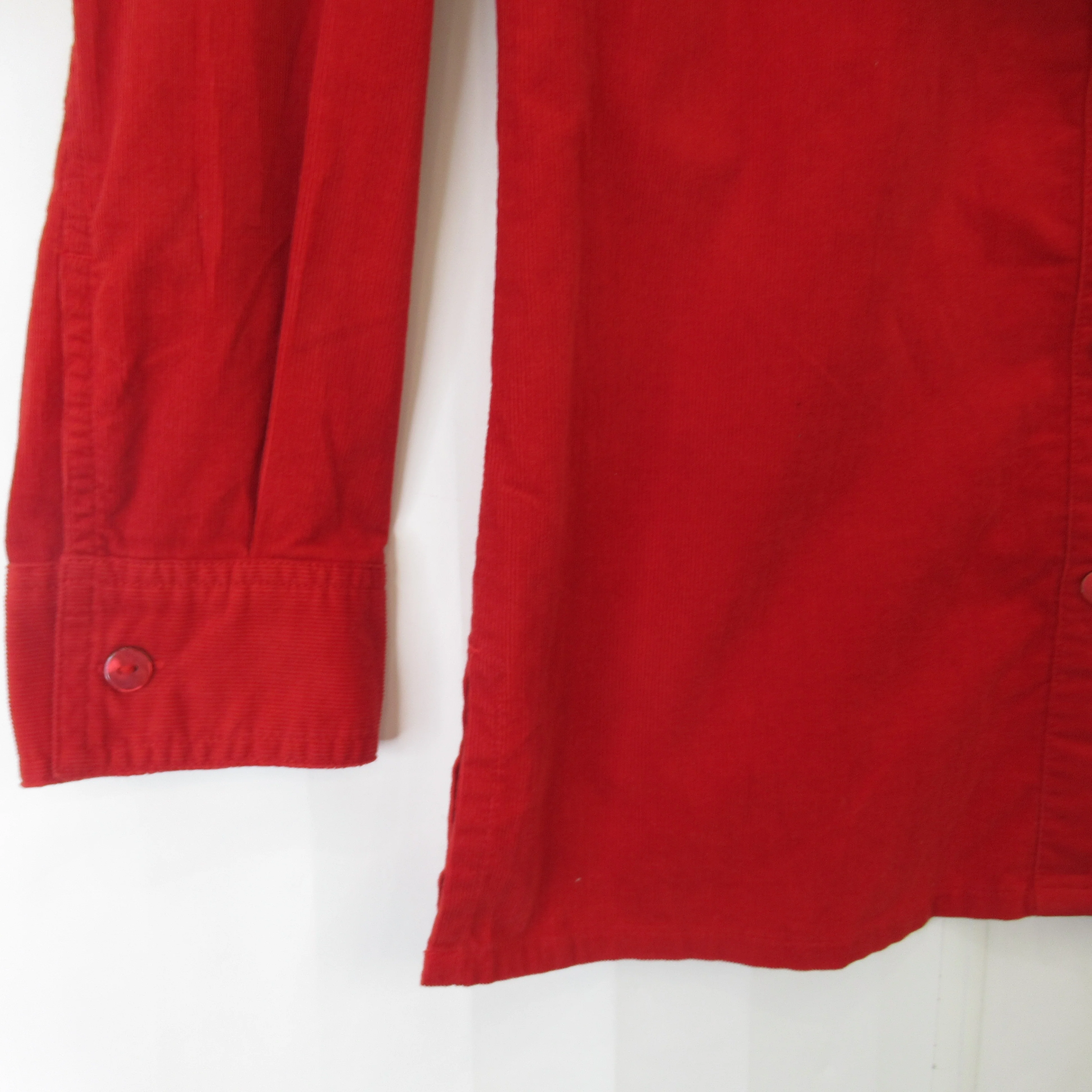 Marks & Spencer Shirt UK 8 Red Cord Womenswear | Preloved - Image 3