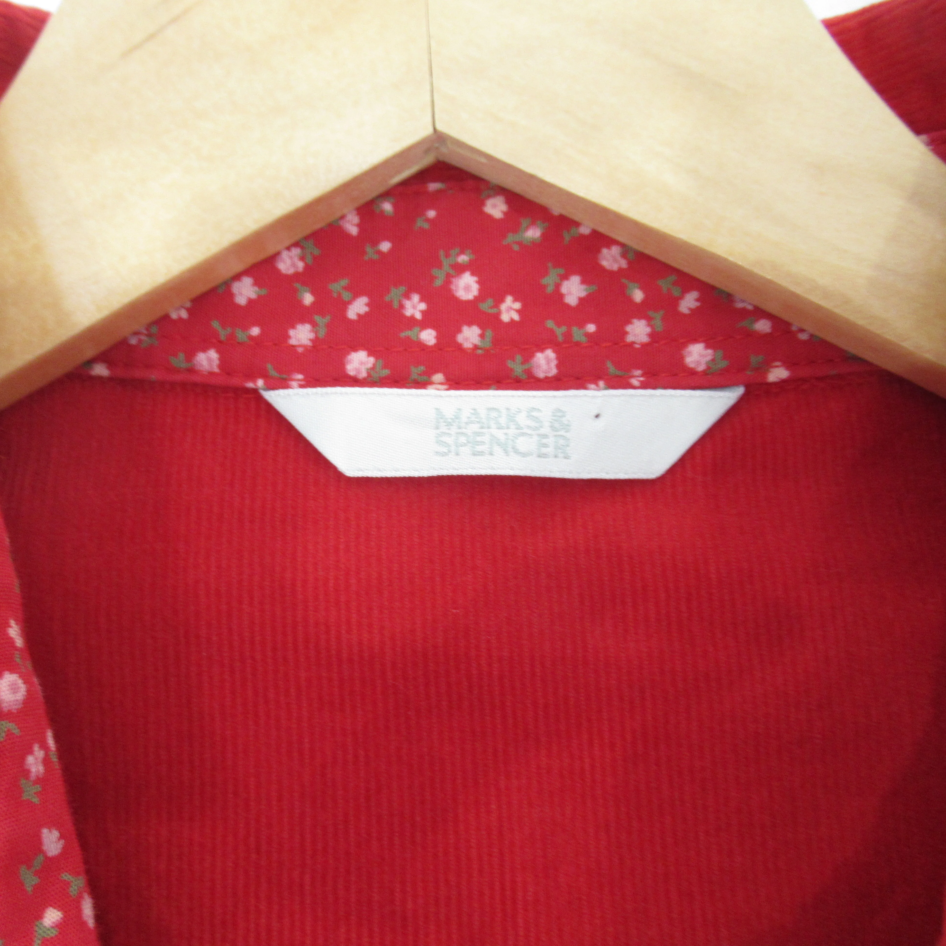 Marks & Spencer Shirt UK 8 Red Cord Womenswear | Preloved - Image 6