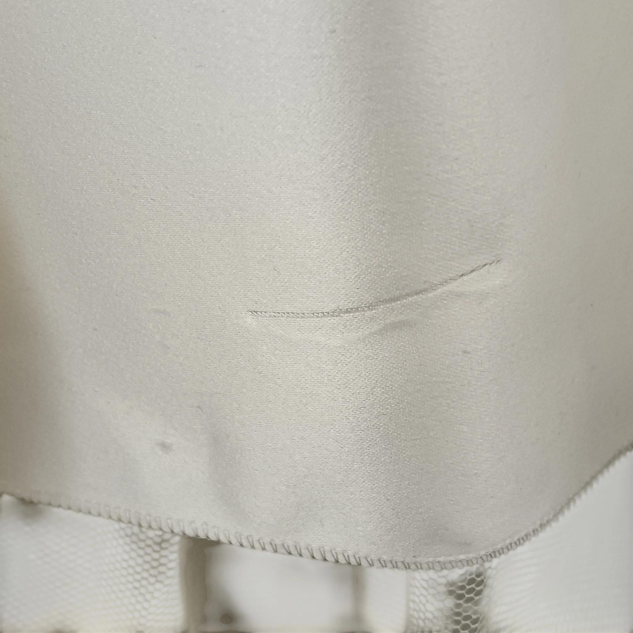 Master Drycleaner Beautiful Champagne  Wedding Dress  Lace Sleeves UK S Womenswear | Pre-loved - Image 6