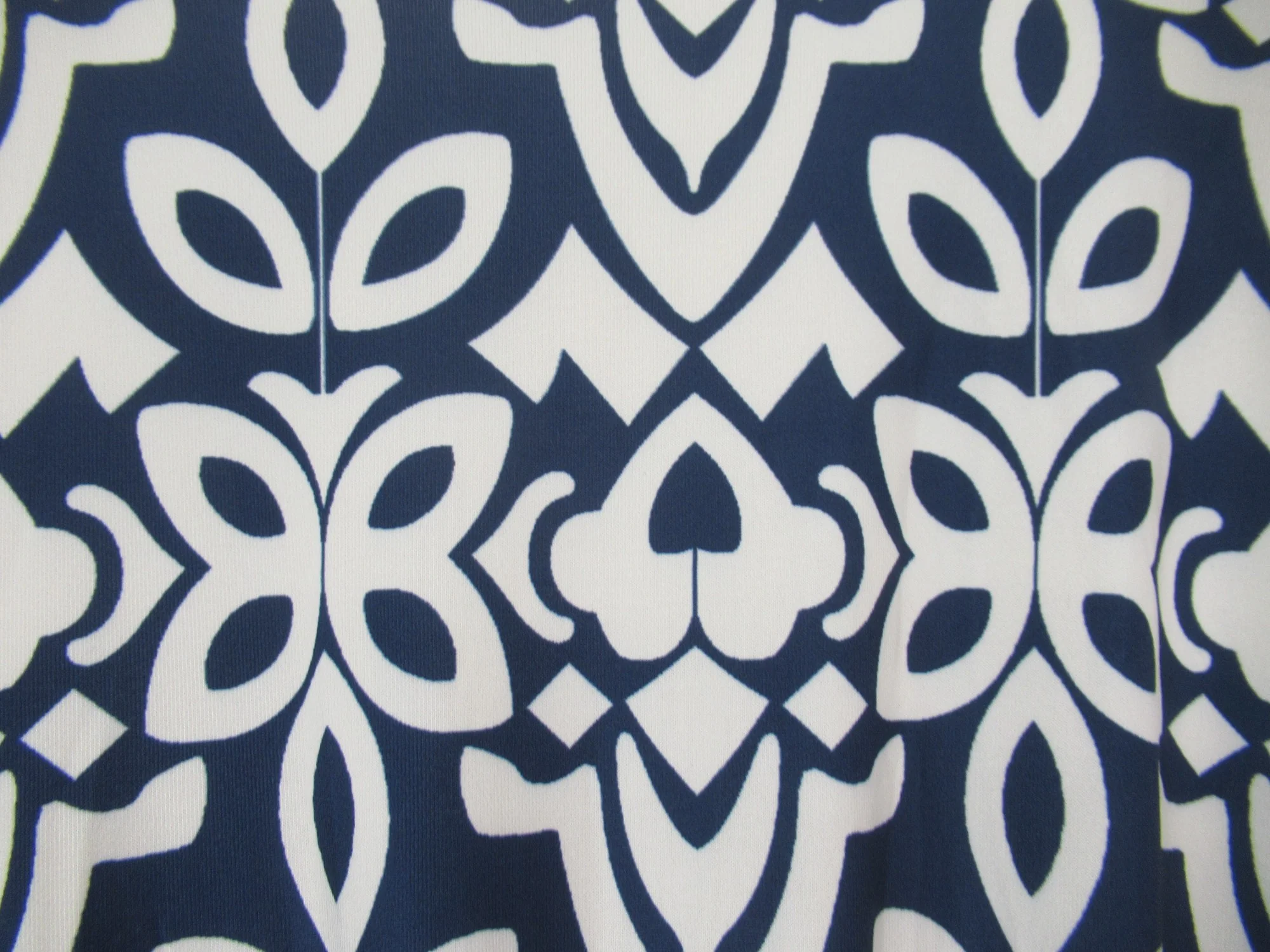 Maxi Dress Navy White Dress 5XL Geometric Womenswear | Pre-loved - Image 6