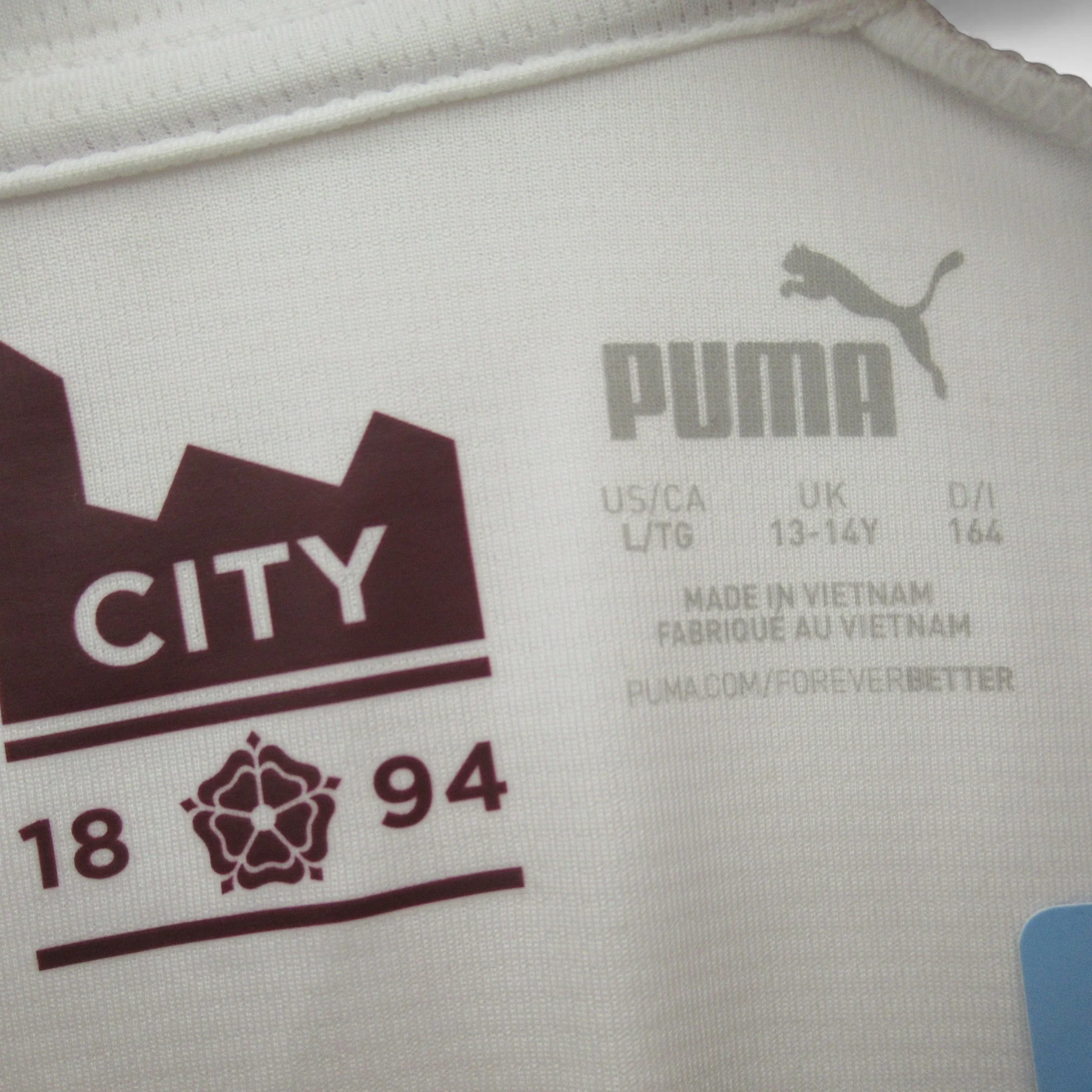 Juniors Manchester City FC Football Shirt 13-14Y UK Top | Pre-loved - Image 4