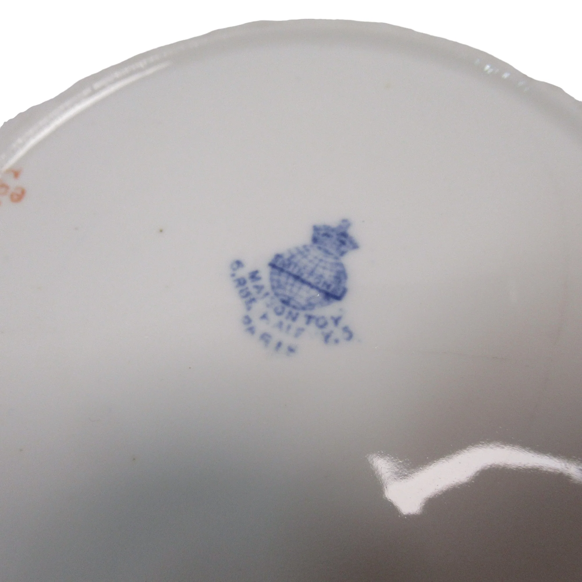 Mintons Cup & Saucer No. 29993 Floral Pattern Blue/White | Preloved - Image 3