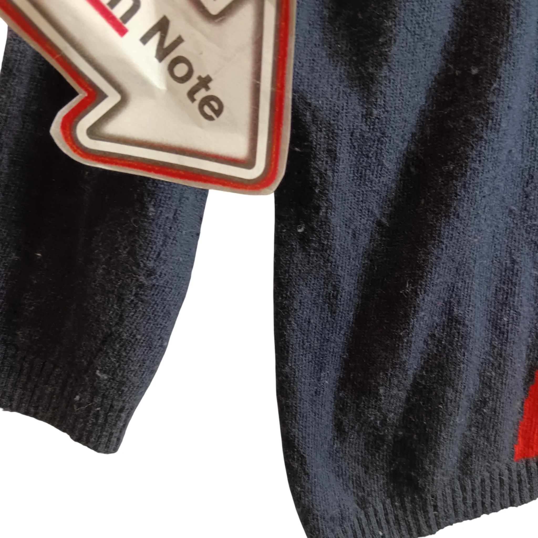 Miss Sugar Cashmere - Merino Wool Navy Blue Ladies Jumper UK X-Large - Womenswear | Pre-loved - Image 5