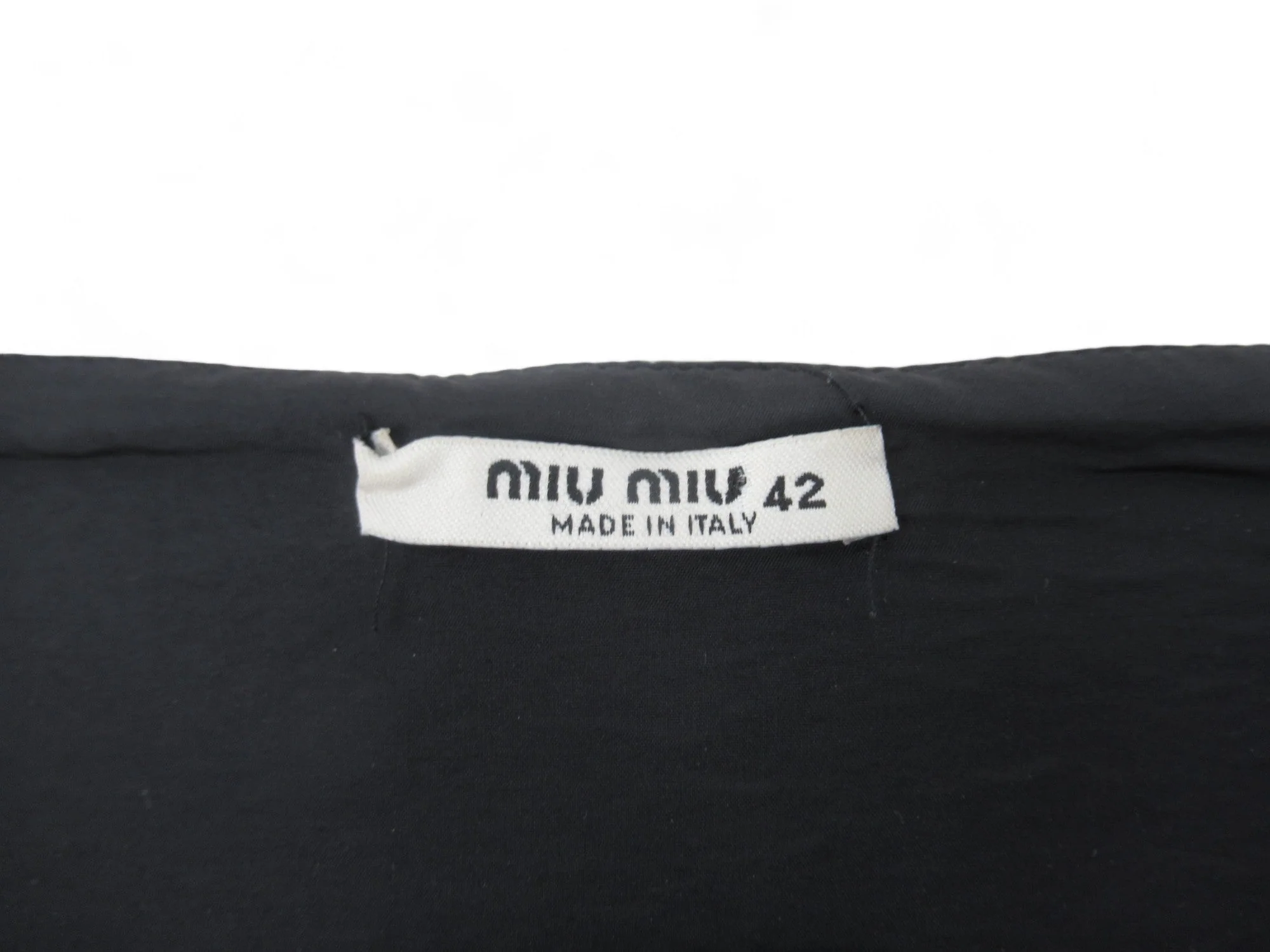 Miu Miu Medium Navy Mini Skirt Womenswear | Preloved - Image 6