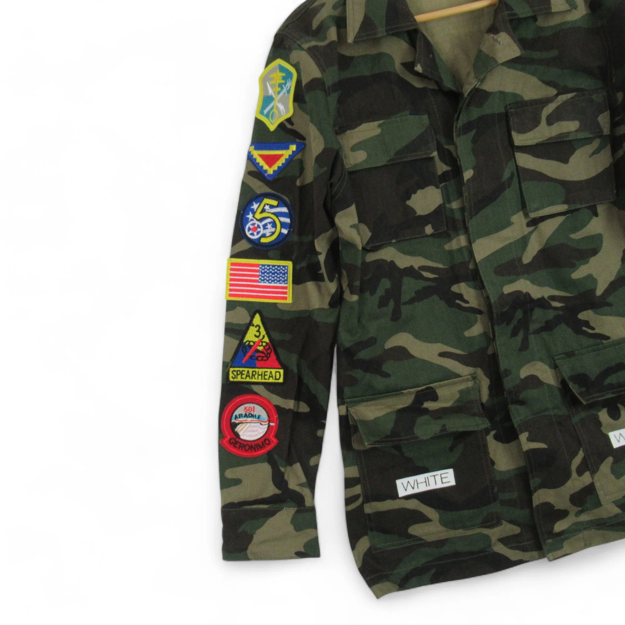 MO & KA Small Camoflauge Cotton Jacket Menswear | Preloved - Image 4