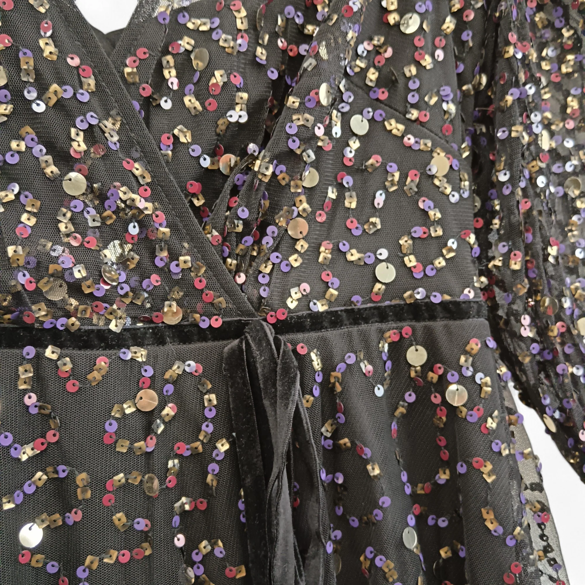 Monsoon  Black Sleeved Knee Length  Dress UK 8- Tags On- Womenswear | Pre-loved - Image 4