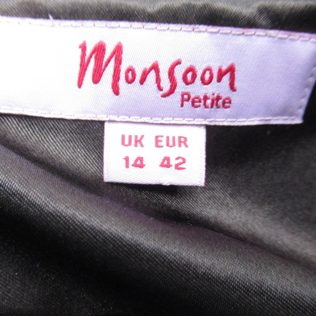 Monsoon Petite Dress UK 14 Multicoloured Womenswear | Pre-loved - Image 3