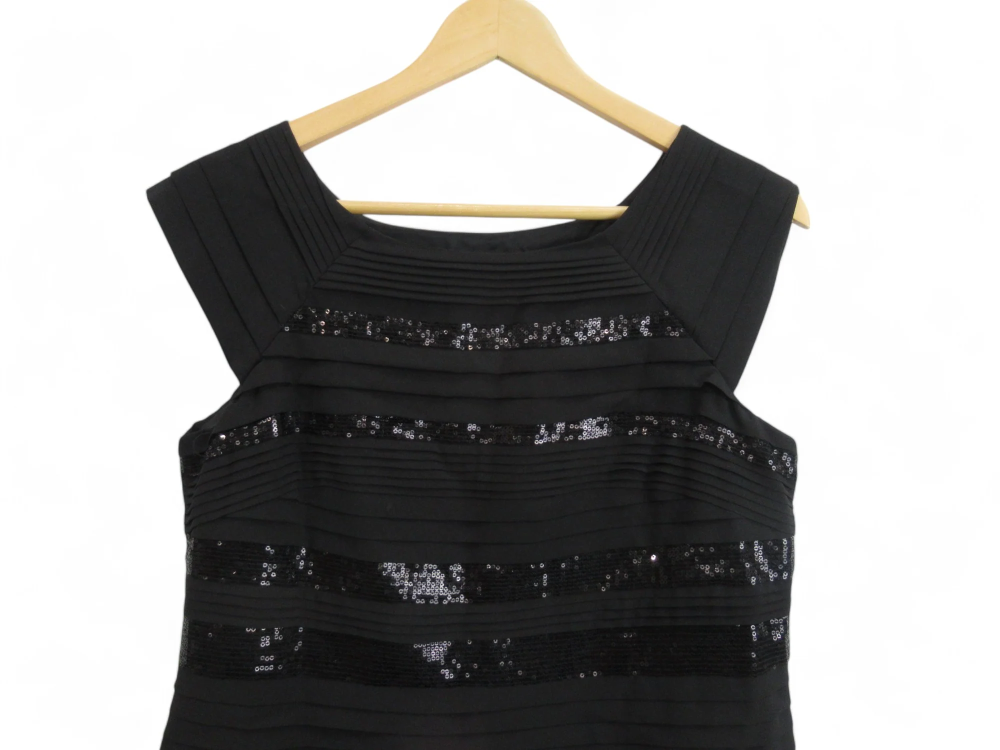 Monsoon Shift Dress UK 12 Black Polyester Womenswear | Preloved - Image 2