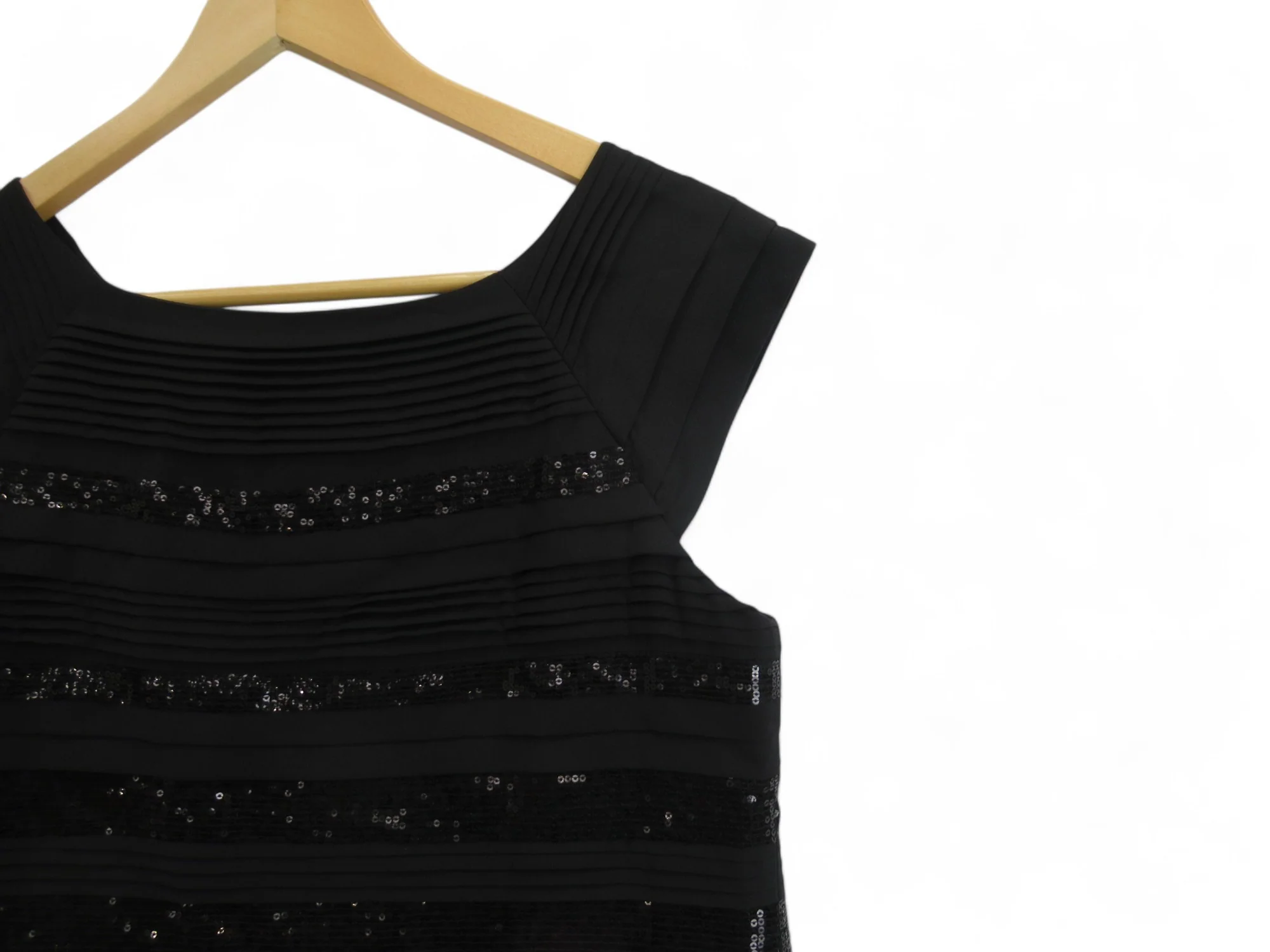 Monsoon Shift Dress UK 12 Black Polyester Womenswear | Preloved - Image 4