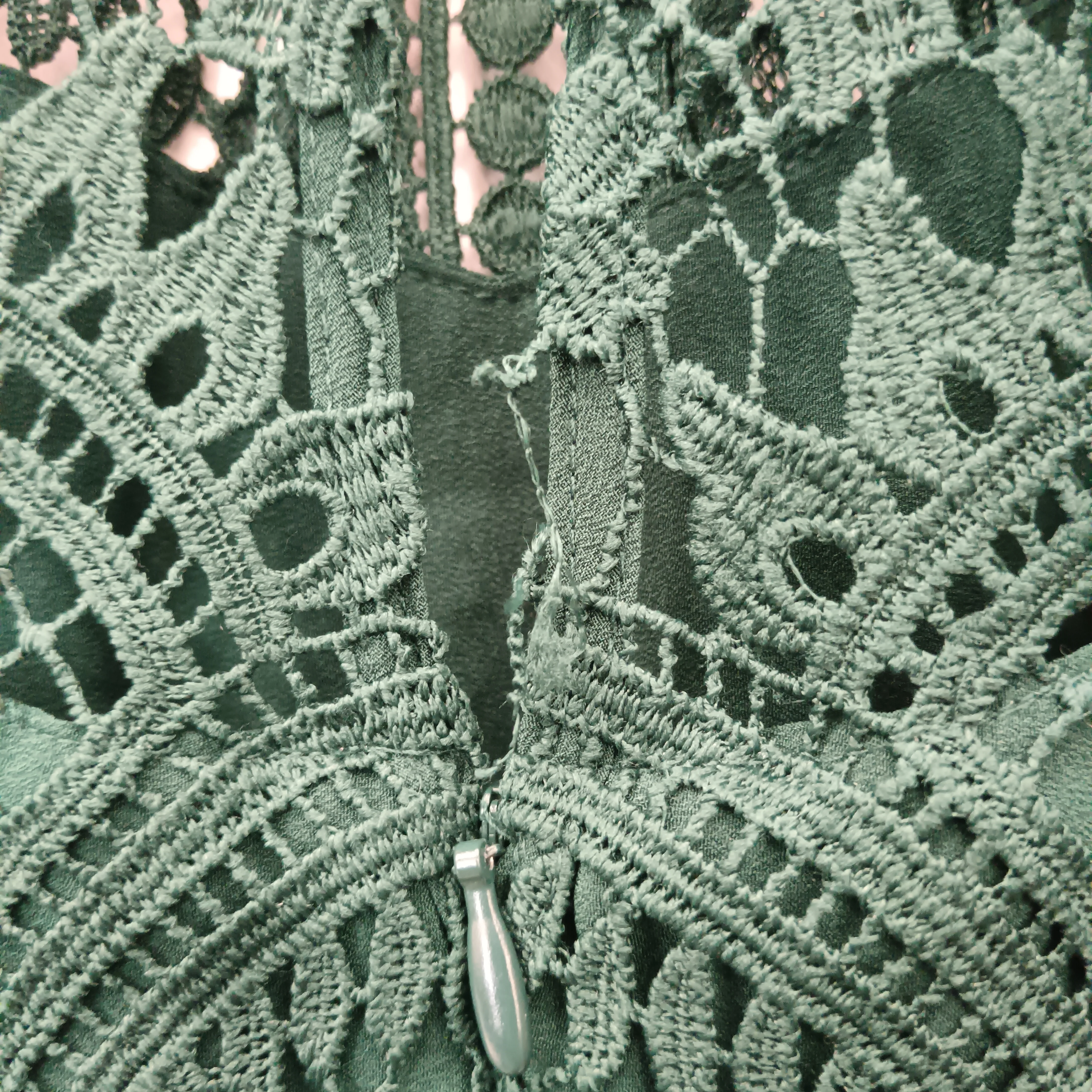 Monsson Dark Green Bridesmaid Special Occasion Ladies Dress UK 24 - Womenswear | Pre-loved - Image 4