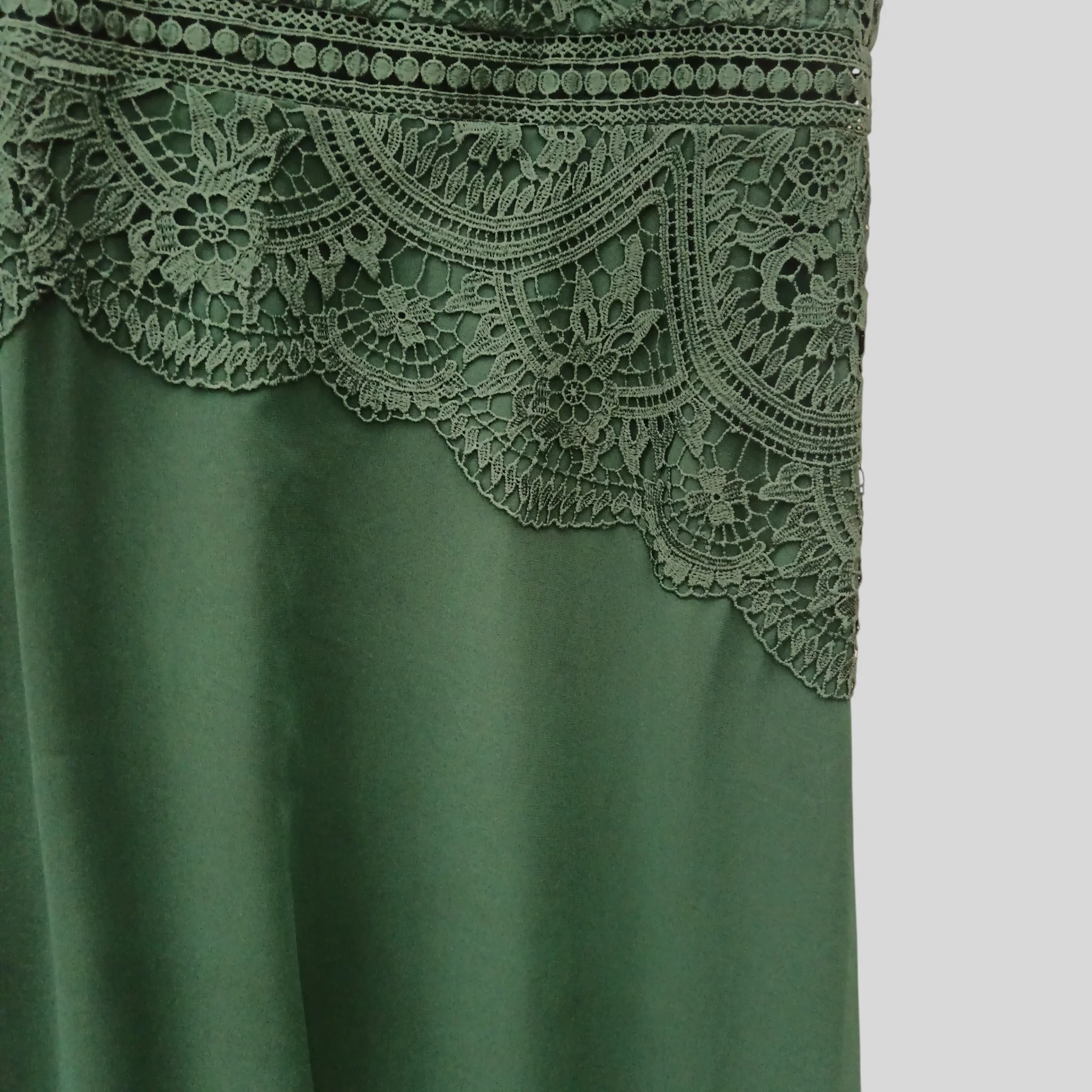 Monsson Dark Green Bridesmaid Special Occasion Ladies Dress UK 24 - Womenswear | Pre-loved - Image 5