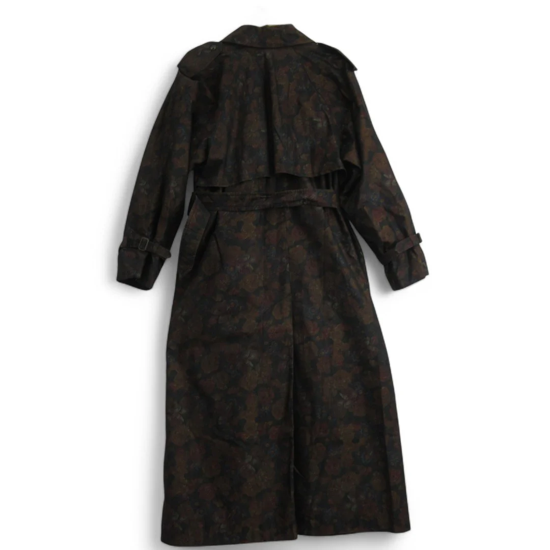 Morcosia Vintage Trench Weather Coat Floral Medium Womenswear - Preloved - Image 2