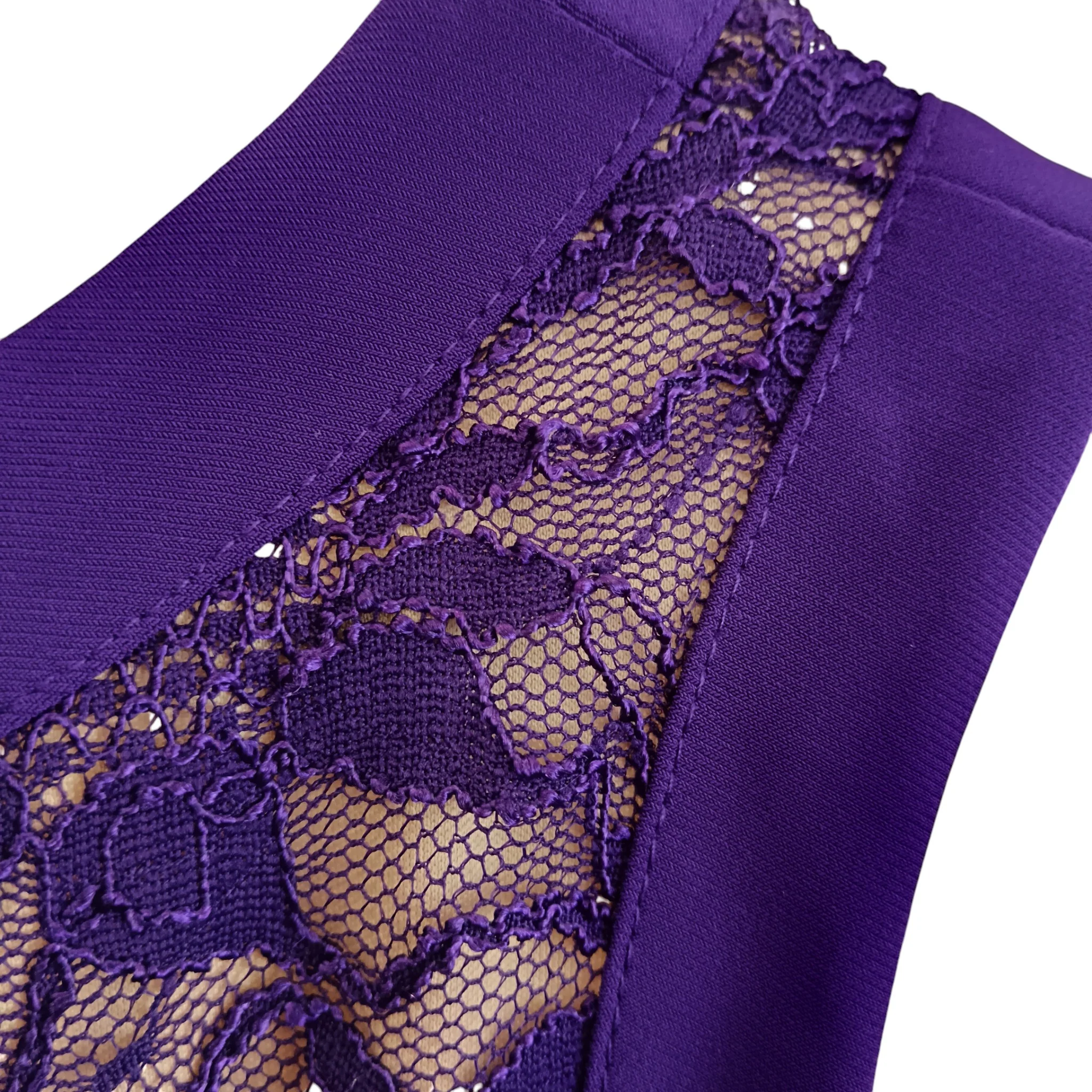 Morgan & Co. Purple Bridesmaid Special Occasion Long Dress UK S- Womenswear | Pre-loved - Image 4