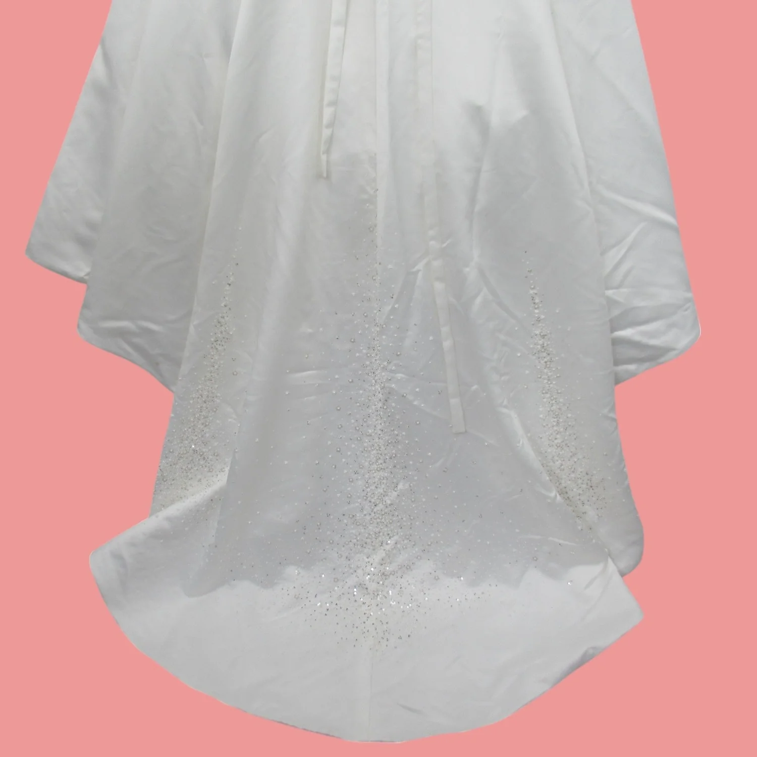 Mori Lee Wedding Dress White Satin UK 12 Womenswear |Pre-loved - Image 5
