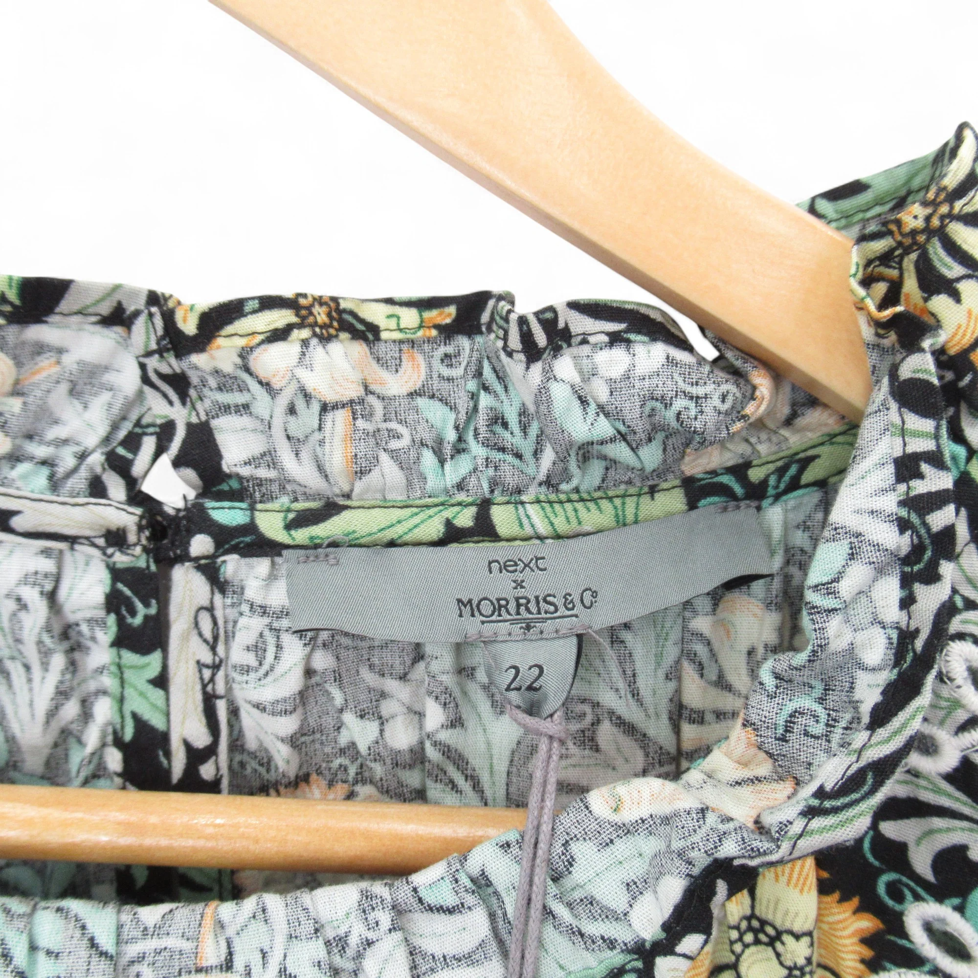 Morris & Co Dress UK 22 Multicoloured Floral Womenswear | Pre-loved - Image 5