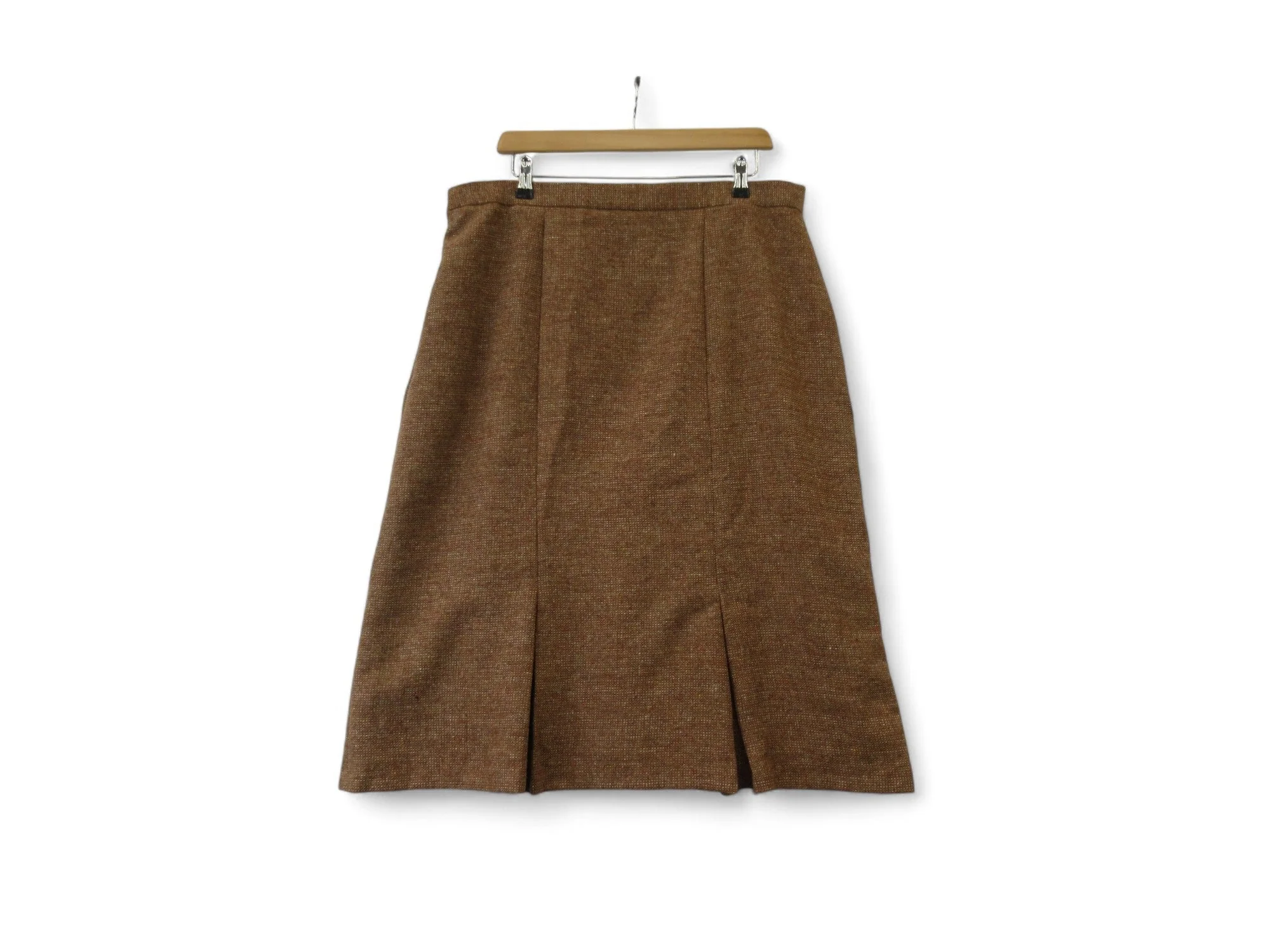 Murray Brothers UK 22 Brown Wool Skirt Womenswear | Preloved - Image 4