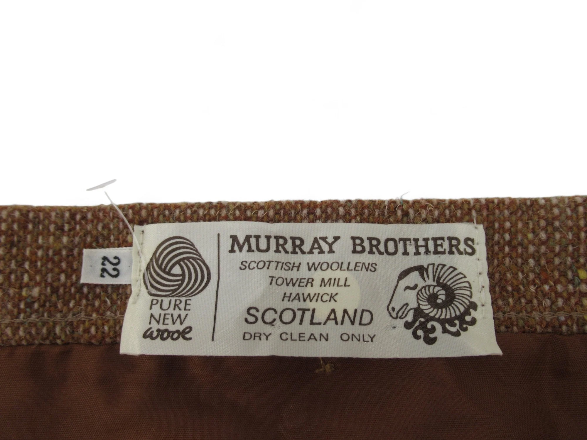 Murray Brothers UK 22 Brown Wool Skirt Womenswear | Preloved - Image 5
