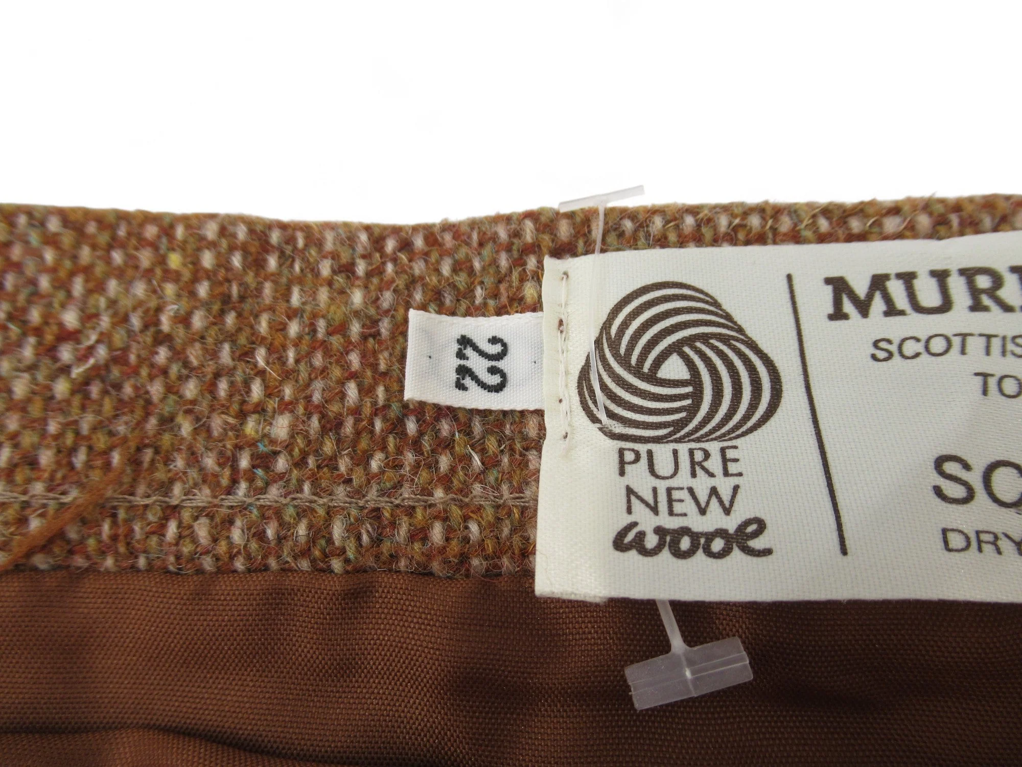 Murray Brothers UK 22 Brown Wool Skirt Womenswear | Preloved - Image 6