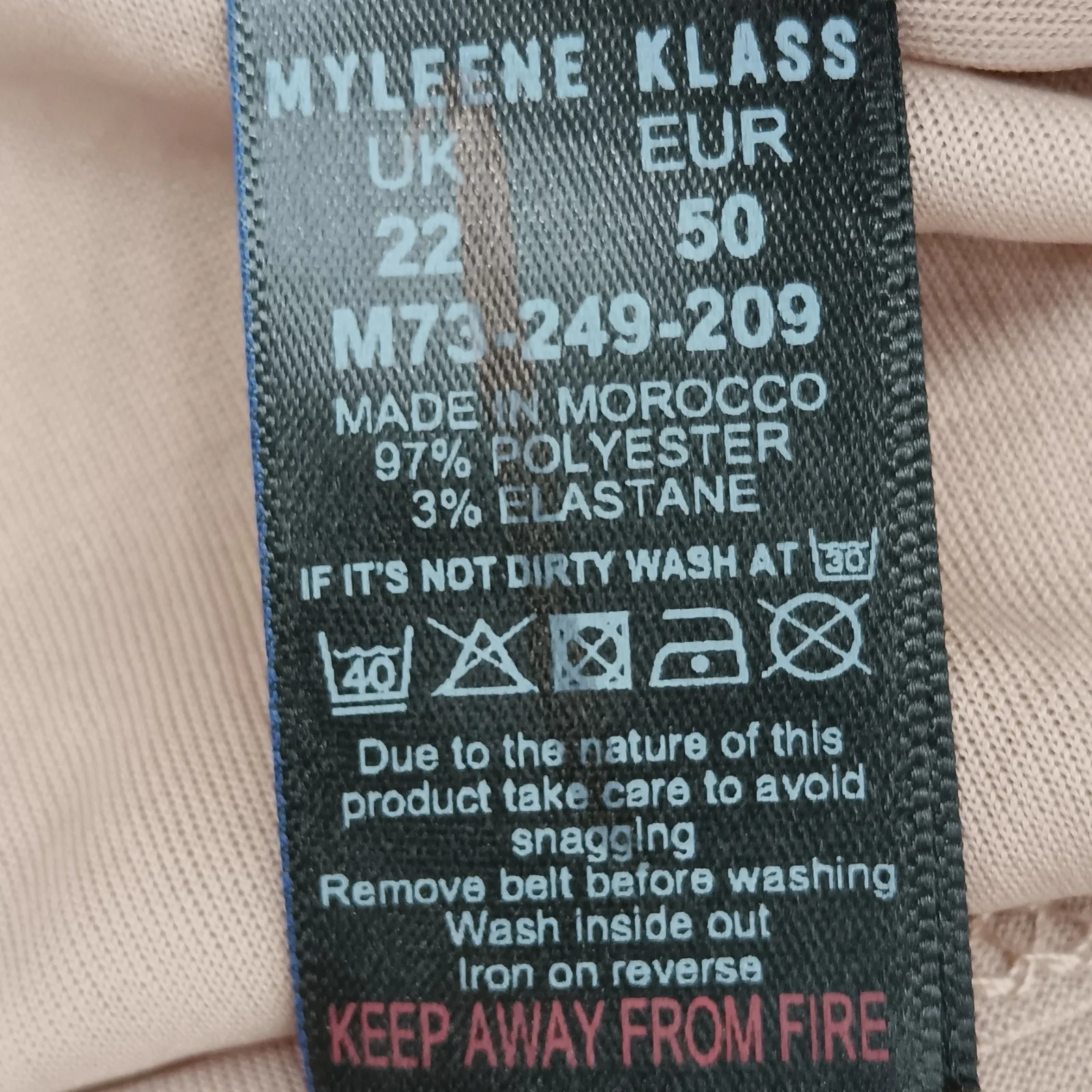 Myleene Klass Gold Short Dress UK 22 Womenswear | Pre-loved - Image 6