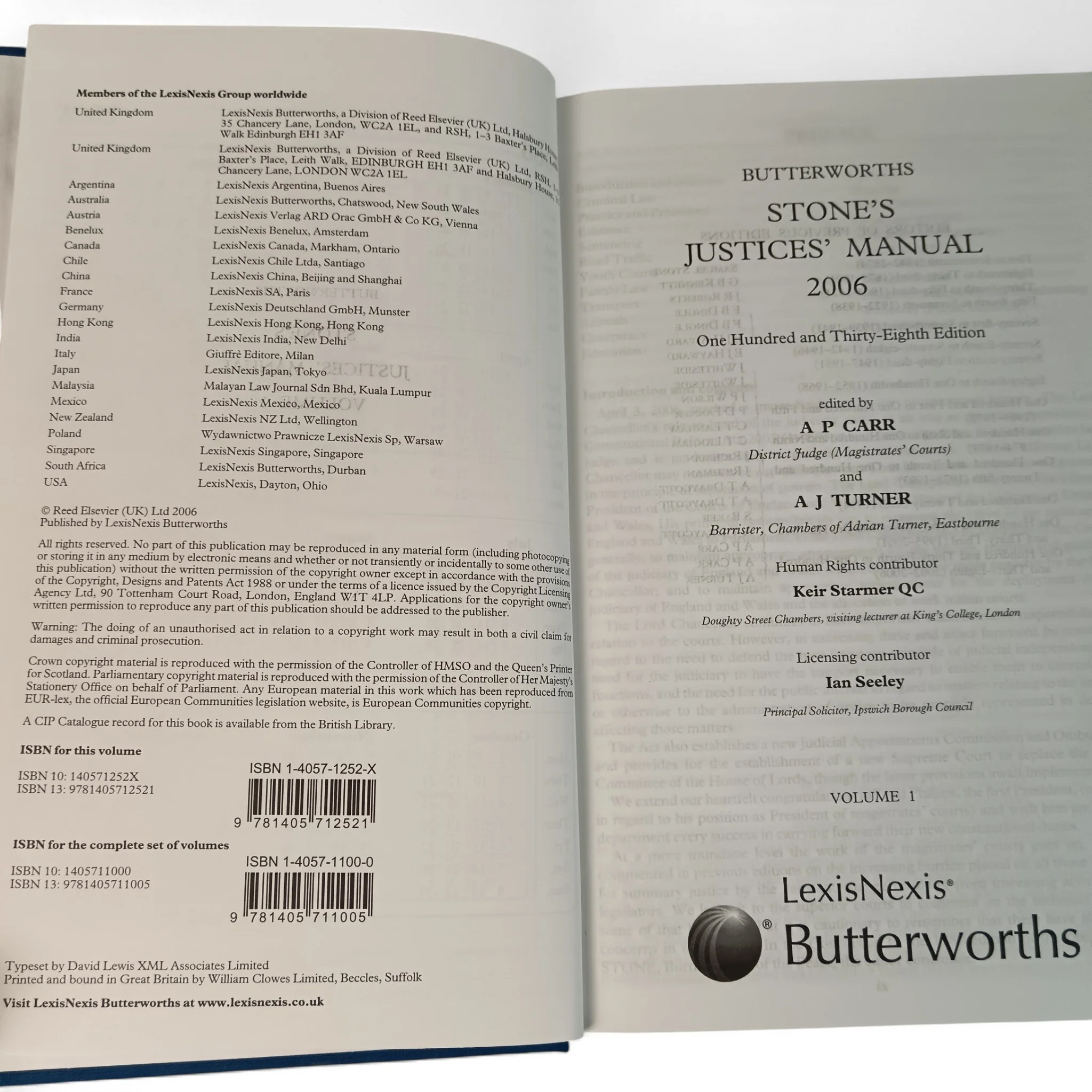 Butterworth Stone's Justices Manual 2006 Volumes 1-3  | Preloved - Image 6