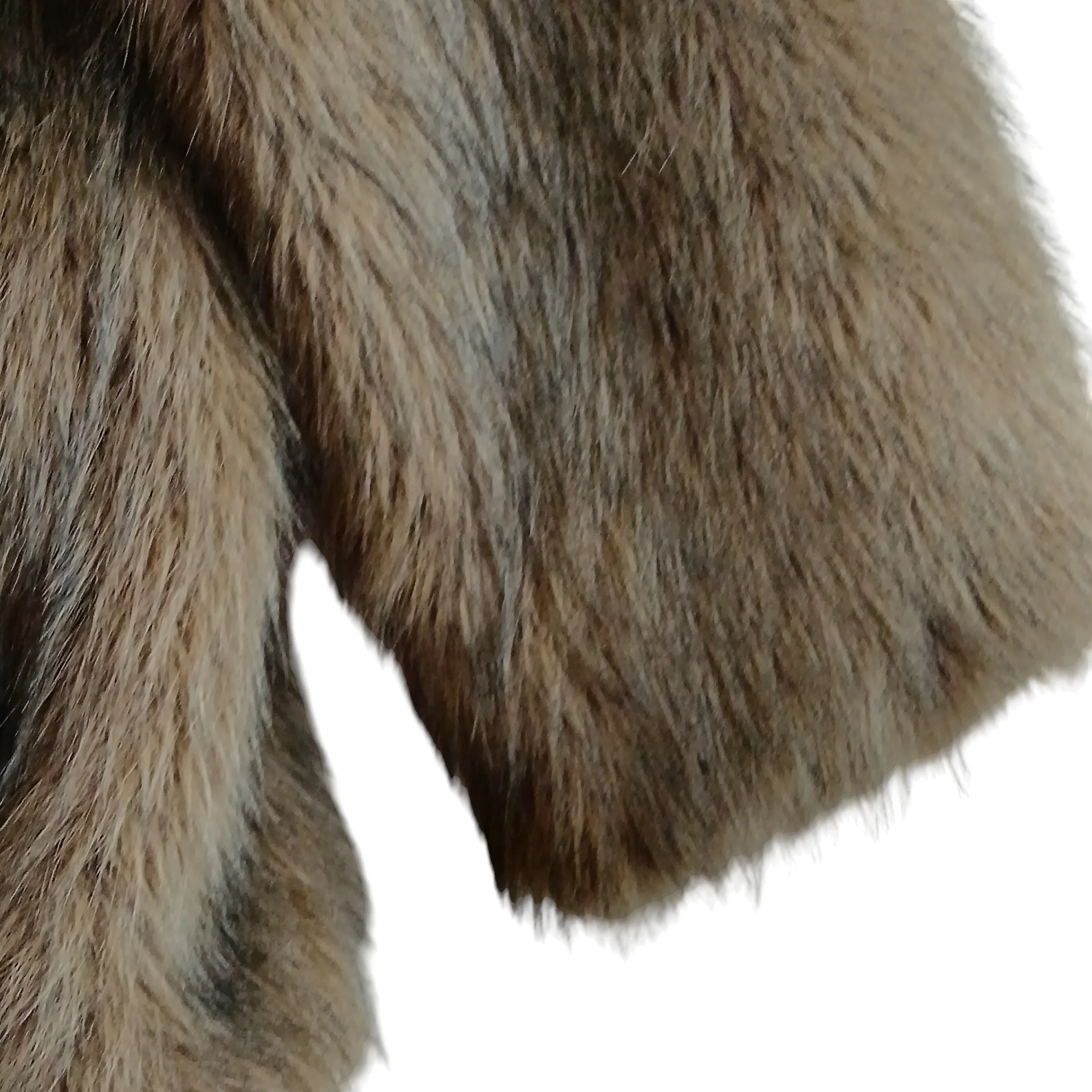 Neo Mint Faux Fur Dark Brown Ladies Coat UK 12-14 - Womenswear | Pre-loved - Image 6