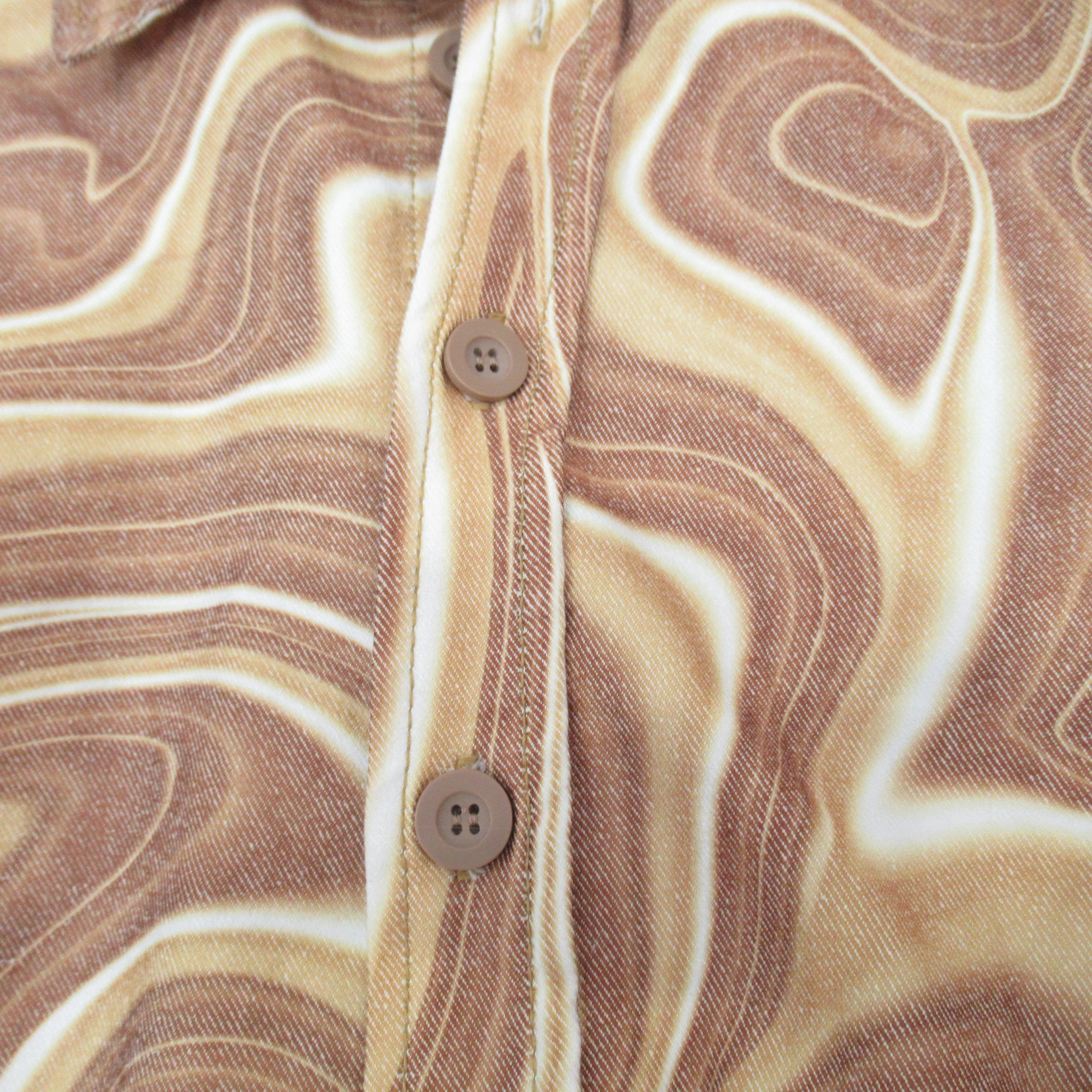 Neon & Nylon Shirt Vintage Small Multicoloured Menswear | Pre-loved - Image 6