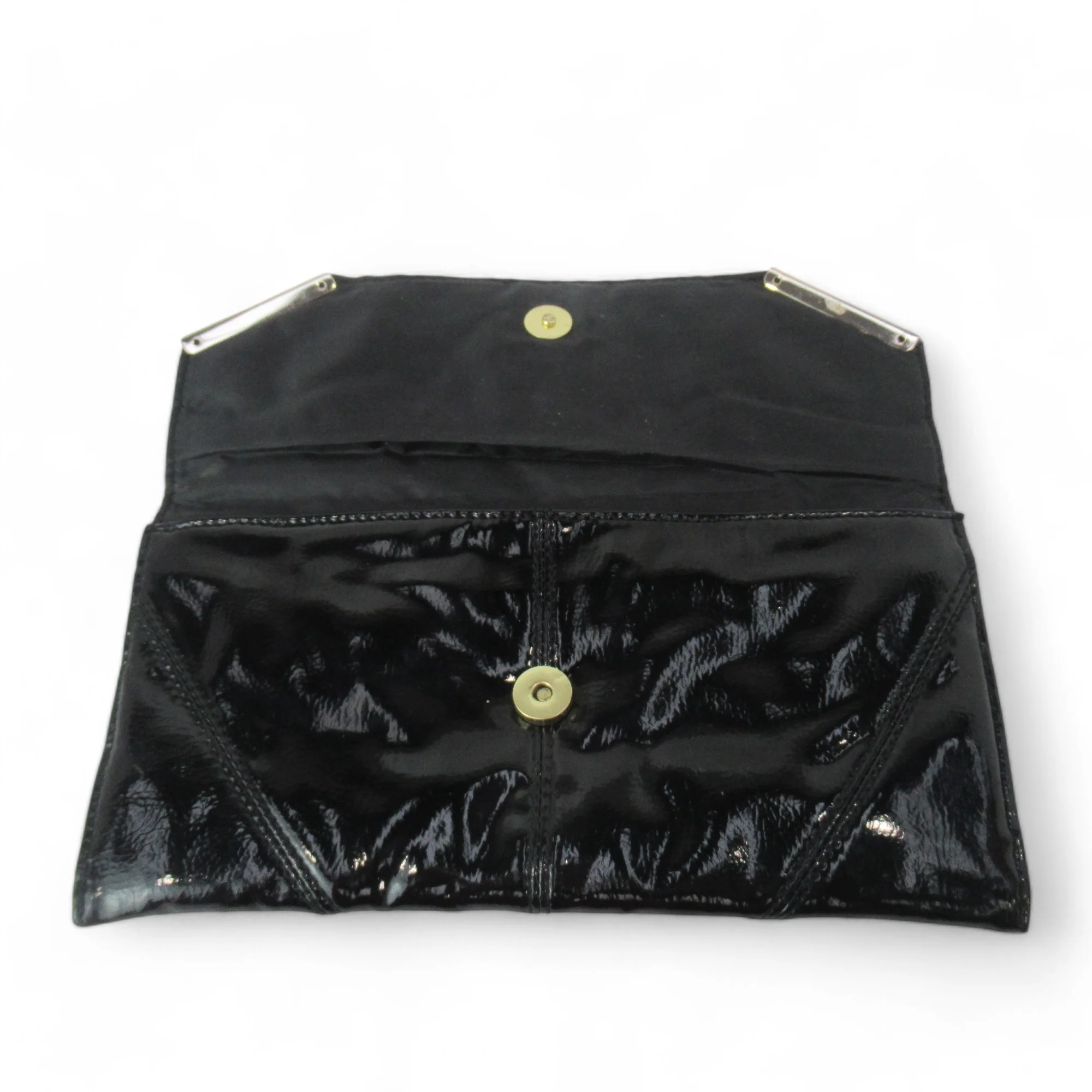 New Look Black Small Clutch Bag PVC Womenswear | Preloved - Image 4