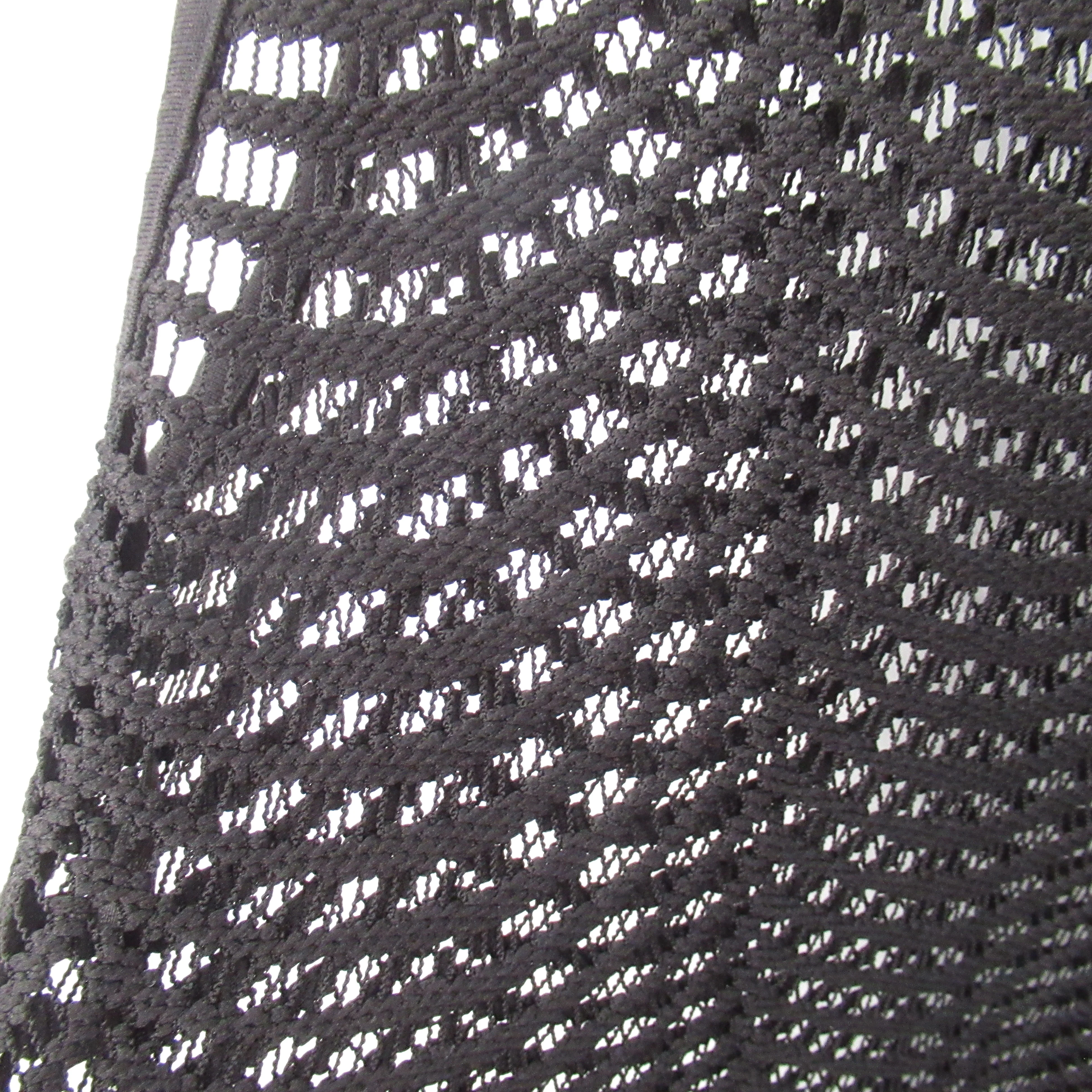 New Look String Vest Black Medium Unisex | Pre-loved - Image 5