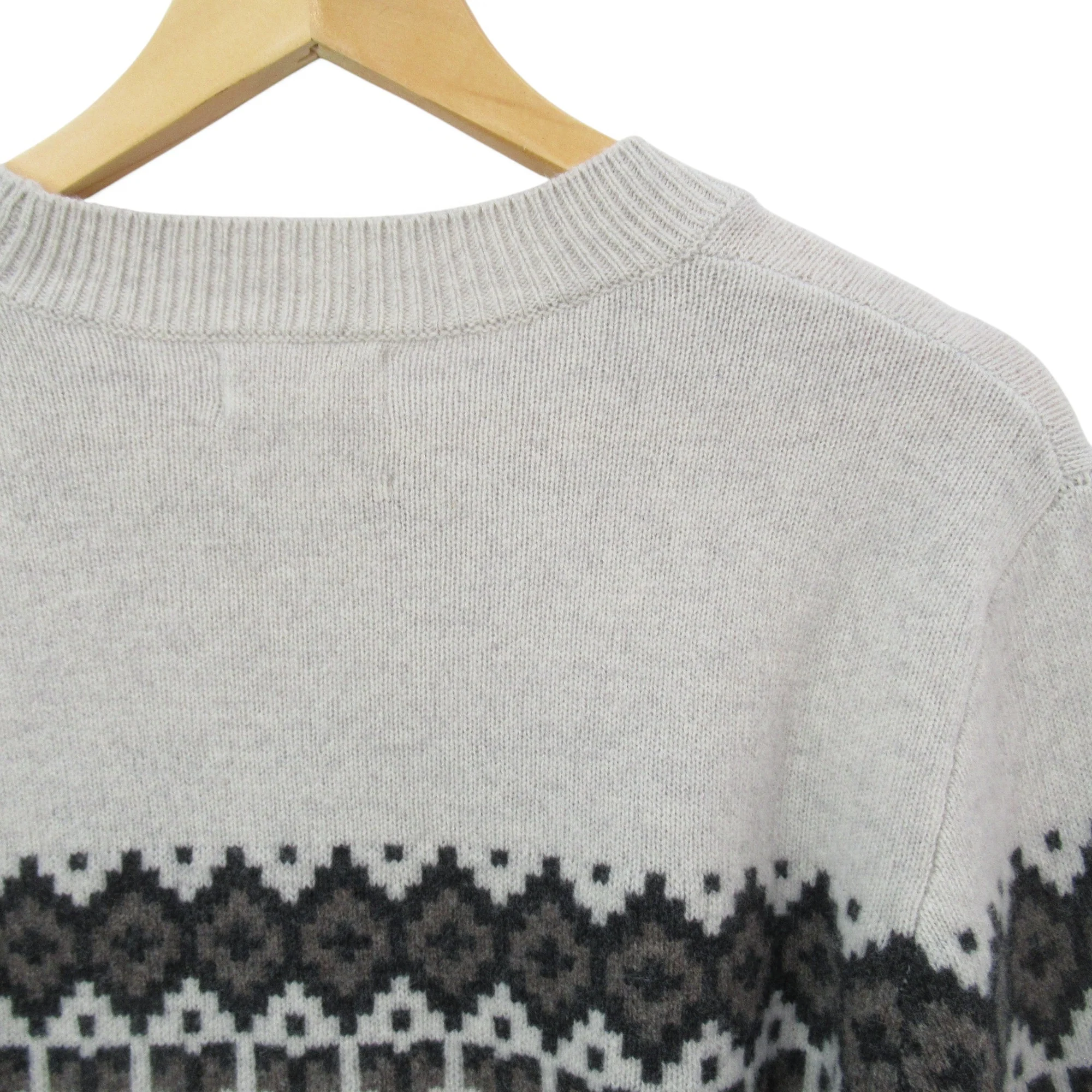 Next Signature Jumper Knitwear Small Beige Menswear | Pre-loved - Image 4
