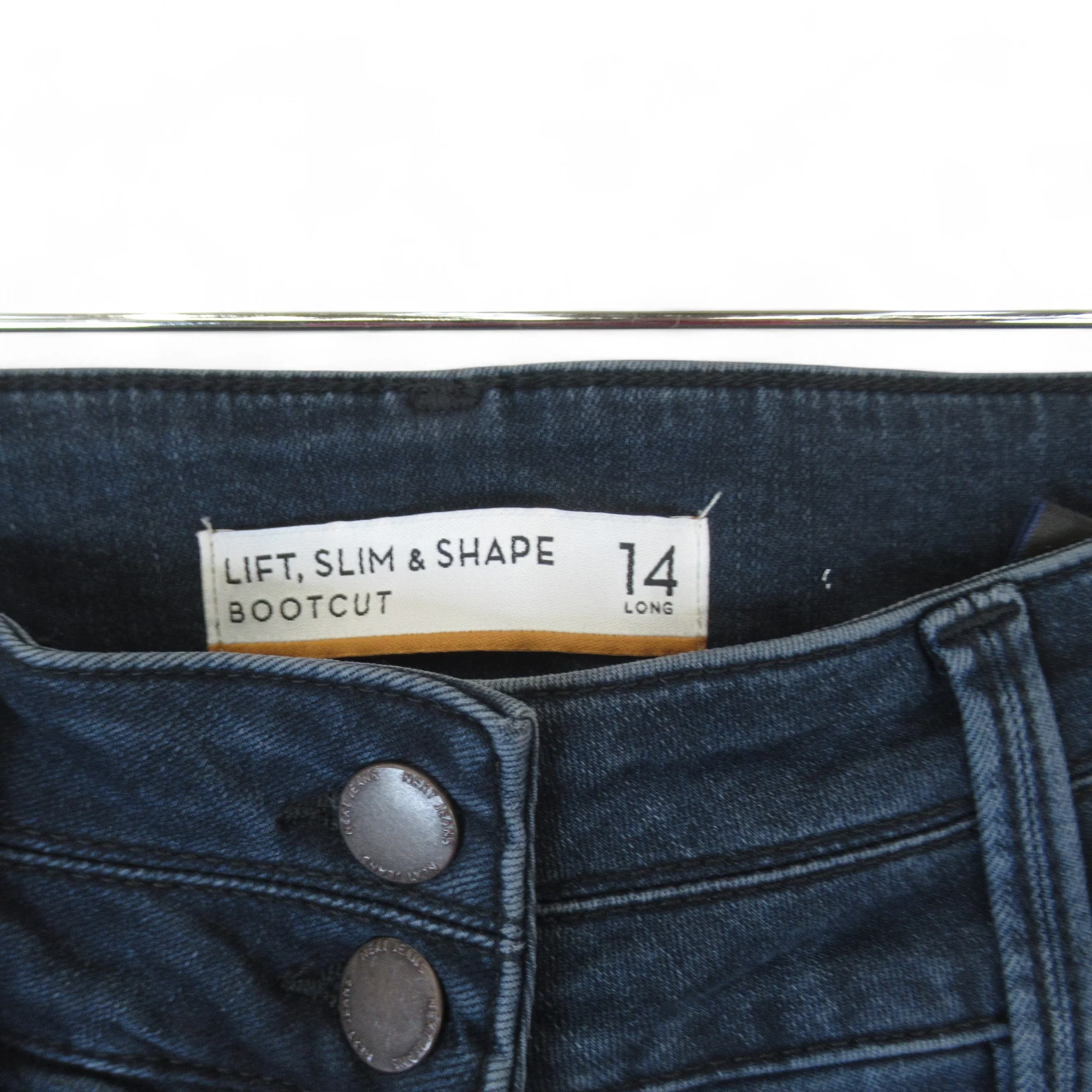 Next UK 14 Blue Denim Jeans Slim Shape Womenswear | Preloved - Image 3