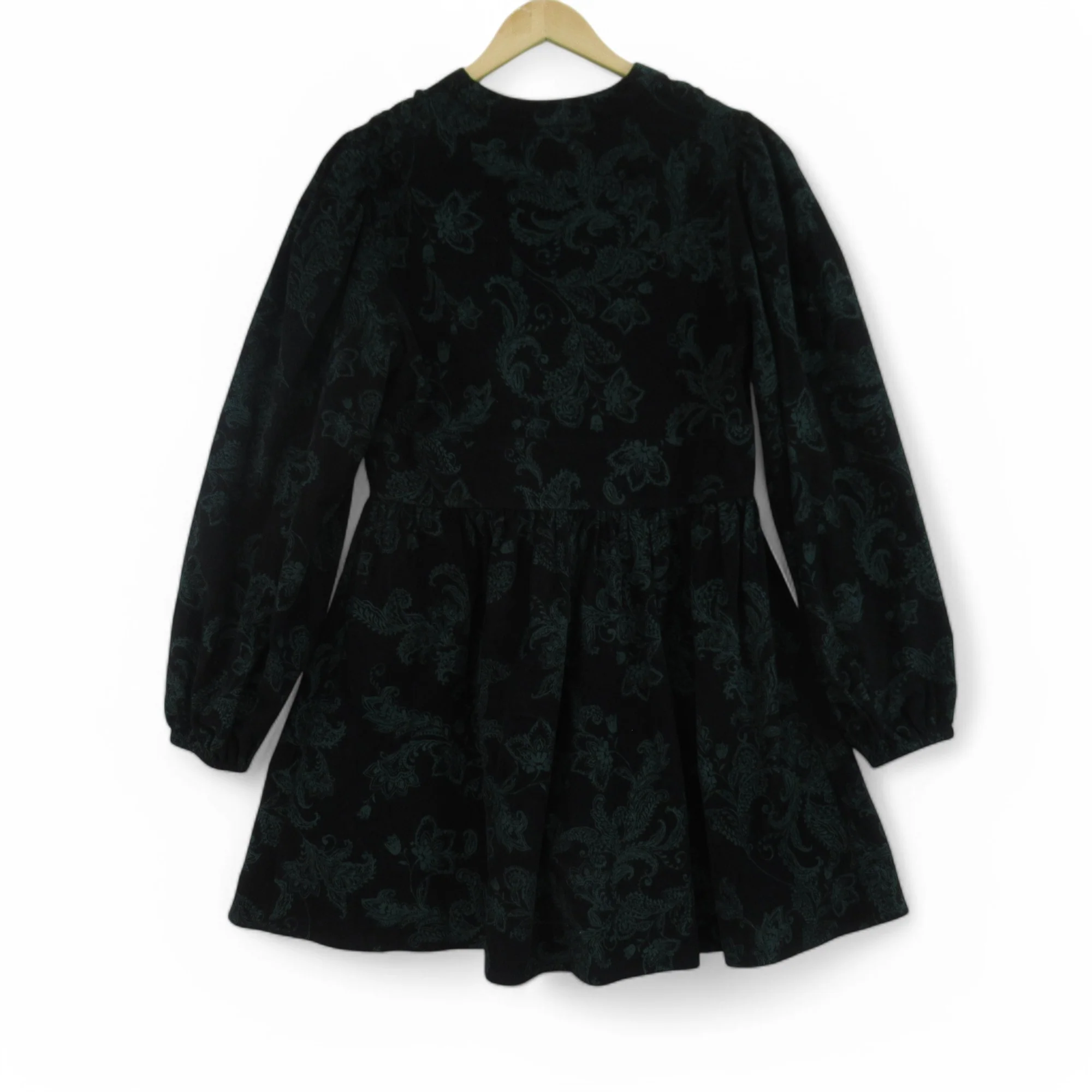 Nobodys Child Mini Dress UK 14 Black Green Womenswear| Preloved - Image 3