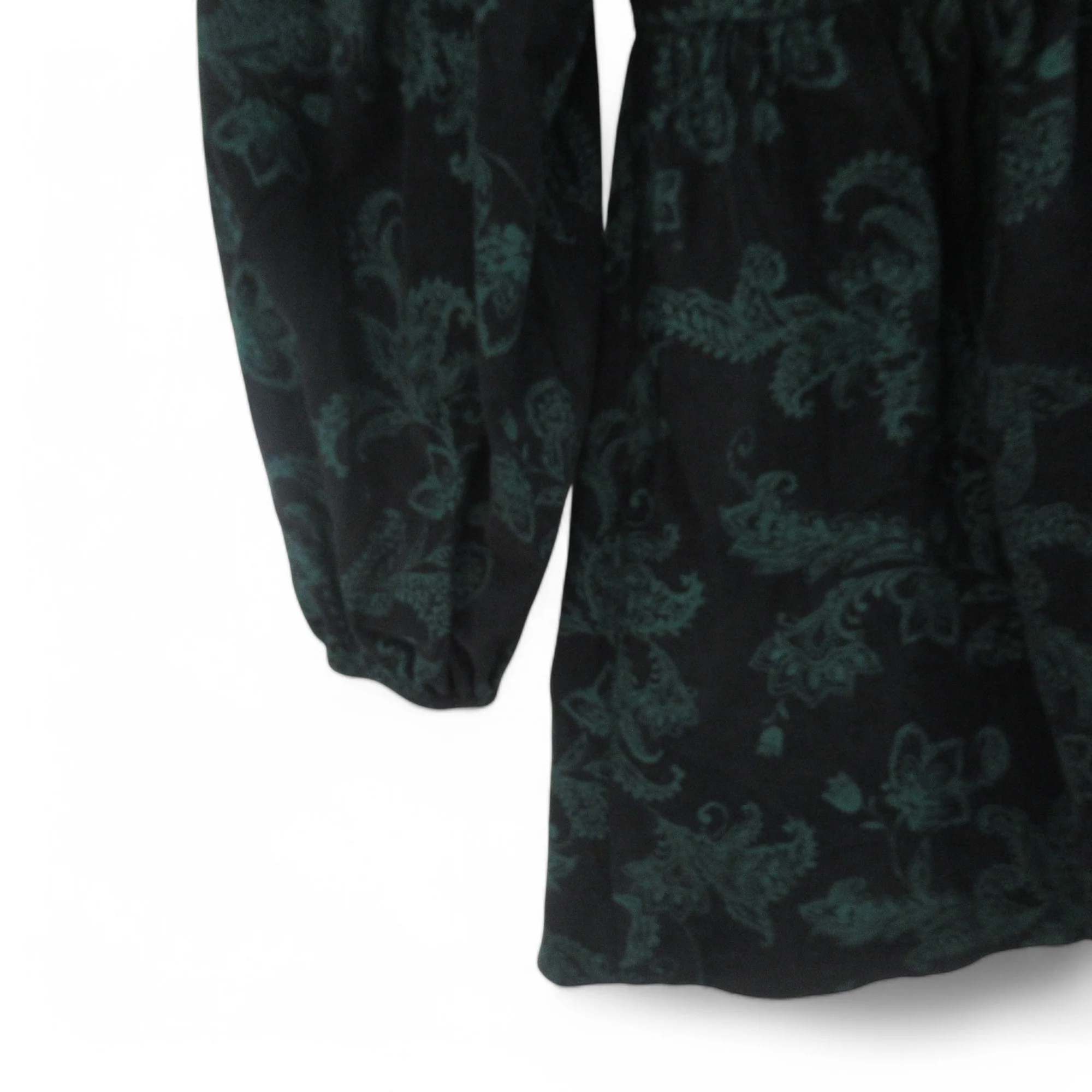 Nobodys Child Mini Dress UK 14 Black Green Womenswear| Preloved - Image 4