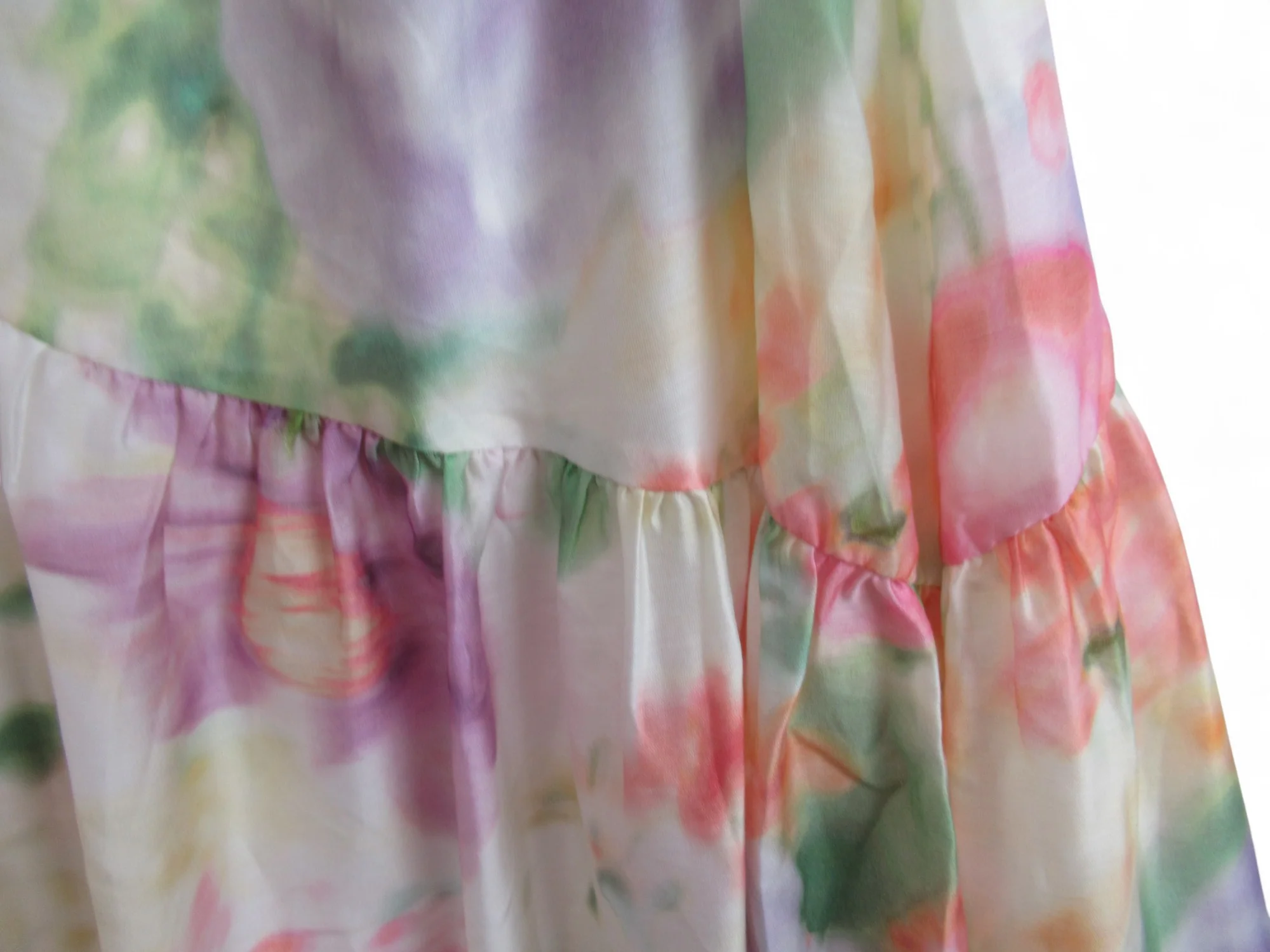 One Shoulder Dress UK 20 Multicoloured Floral Womenswear | Pre-loved - Image 4