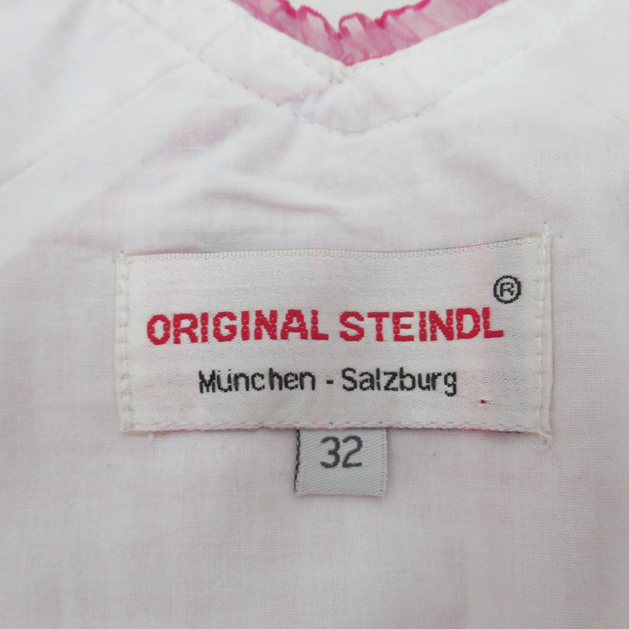 Original Steindl Gingham Vintage Dress Pink Small Womenswear | Pre-loved - Image 3
