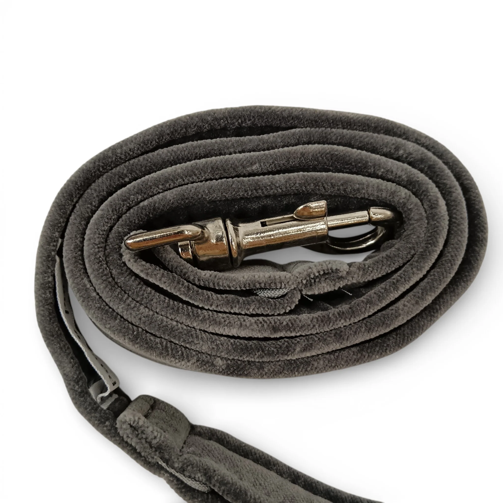 Paw & Purr Dog Lead Grey Velvet 106cm with Tags | Pre-loved - Image 2