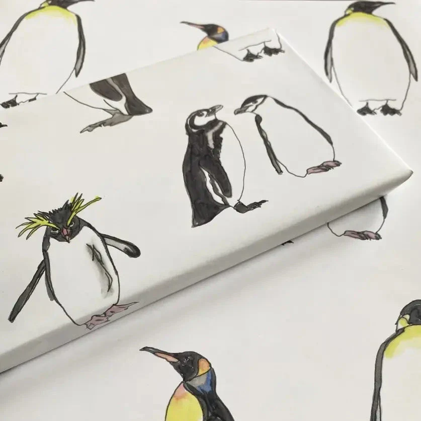 Penguin Wrapping Paper | Kat Draws It