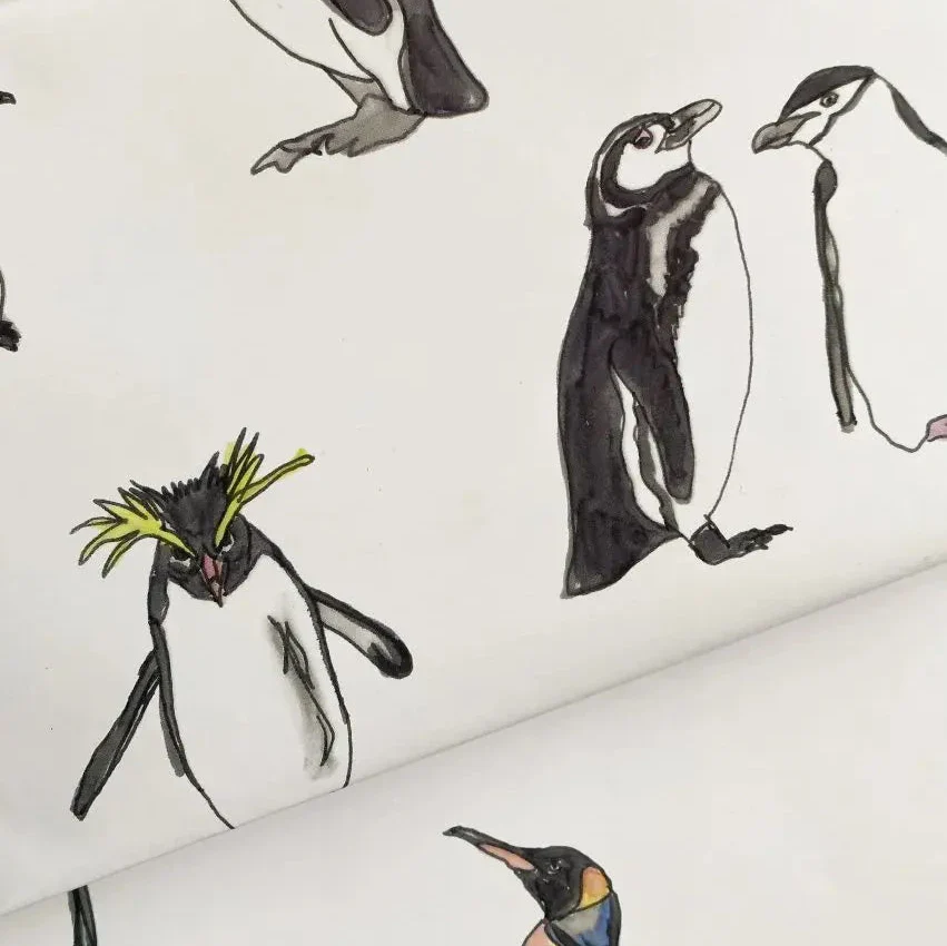 Penguin Wrapping Paper | Kat Draws It - Image 2
