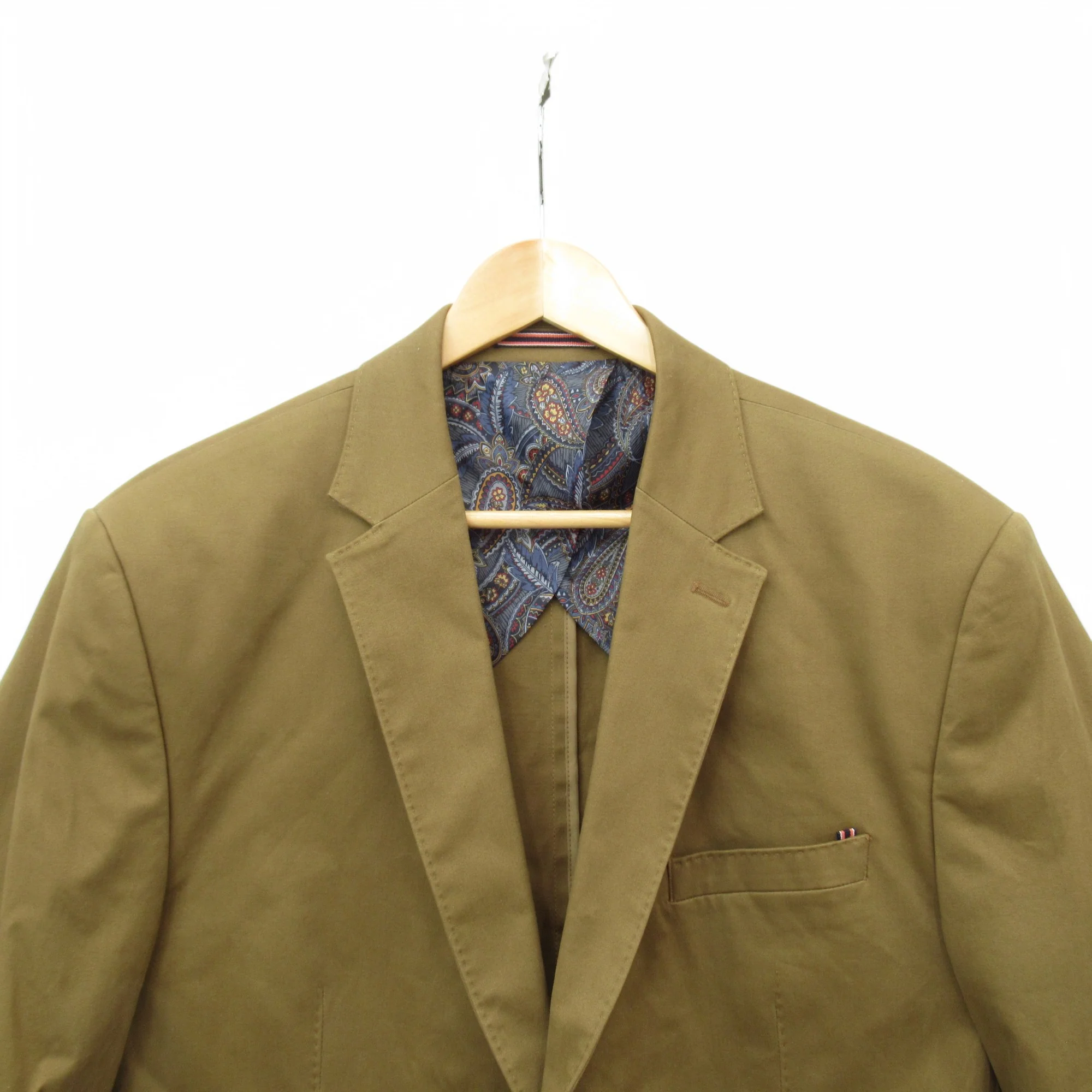 Peter Christian Blazer Jacket Brown 42S Menswear | Pre-loved - Image 2