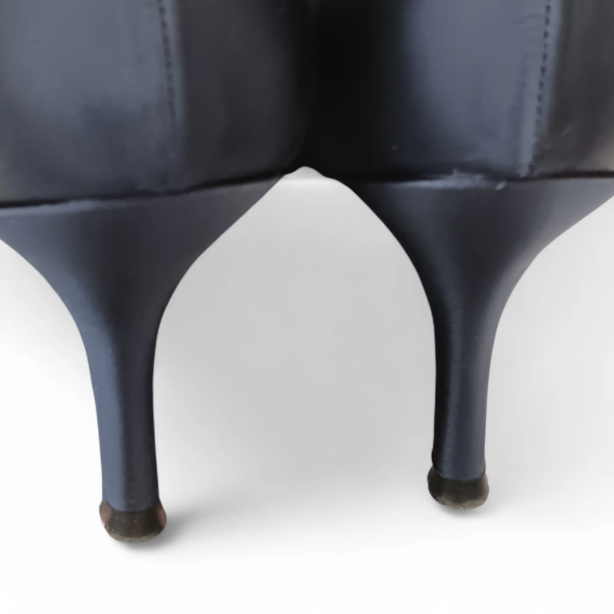 Phase Eight Fiona Satin Peep Toe Navy Heels y this  Heels UK 6 Womenswear | Pre-loved - Image 4