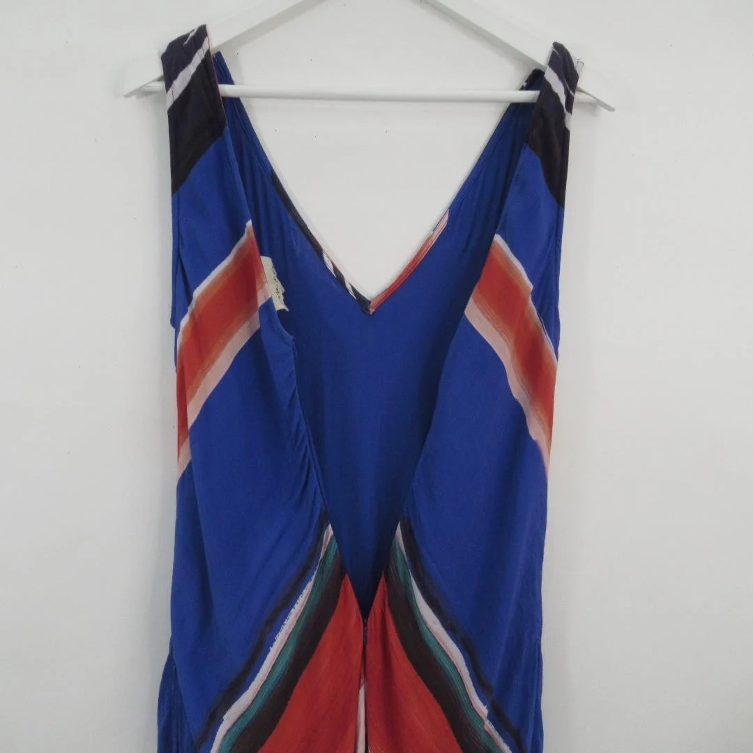 Phase Eight Maxi Dress UK 12 Multicoloured V-Neck Womenswear | Preloved - Image 3