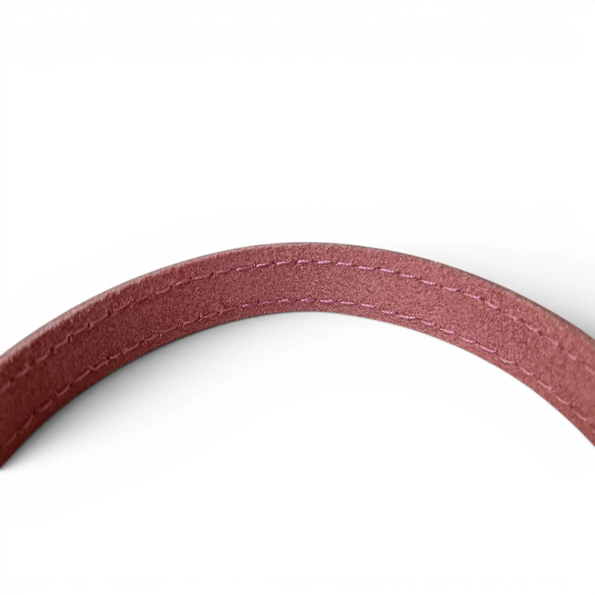 Pink Faux Leather Dog Collar 40cm | Pre-loved - Image 6