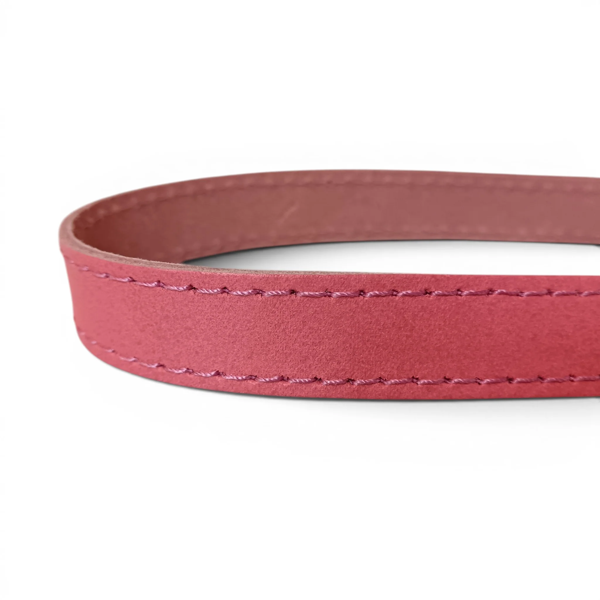 Pink Faux Leather Dog Collar 50cm | Pre-loved - Image 5