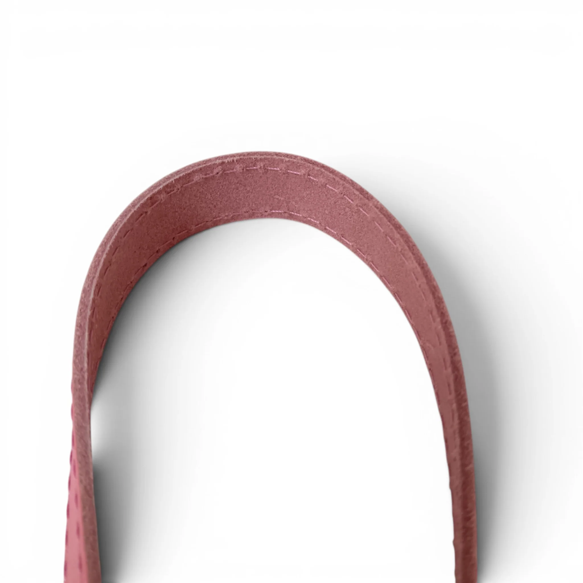 Pink Faux Leather Dog Collar 50cm | Pre-loved - Image 6