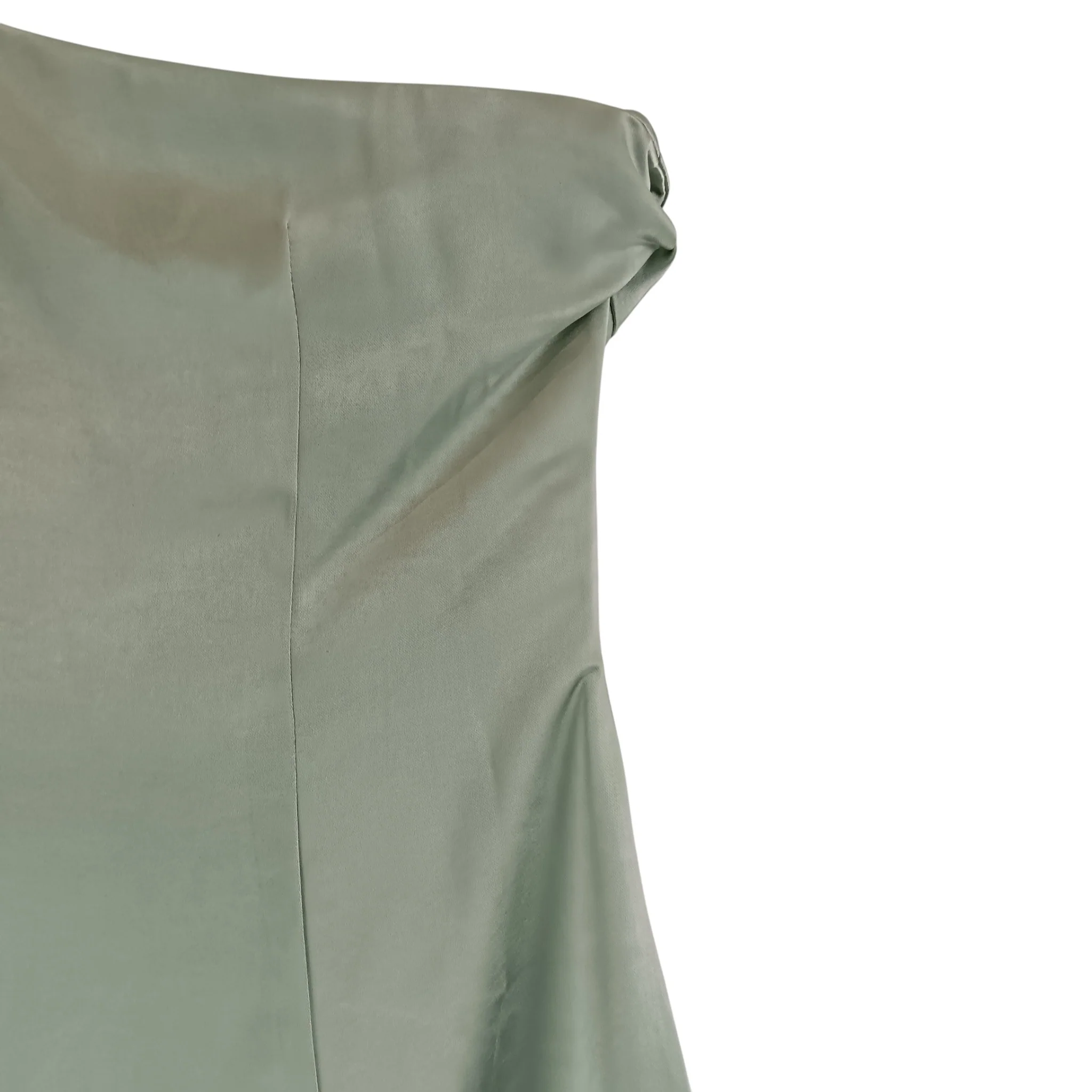 Pretty Lavish Keisha Maxi Dress Sage Green Polyester Adjustable Strap UK 10 - Womenswear | Pre-loved - Image 4