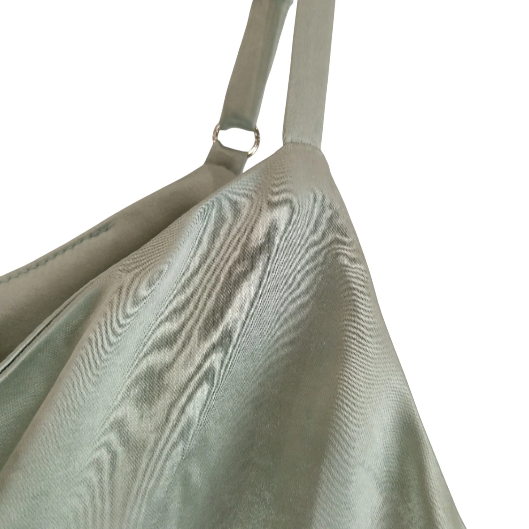 Pretty Lavish Keisha Maxi Dress Sage Green Polyester Adjustable Strap UK 8 - Womenswear | Pre-loved - Image 4
