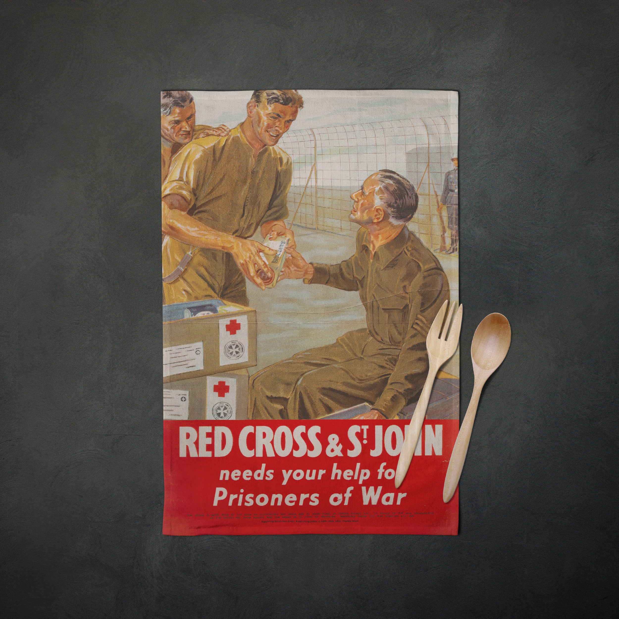 Prisoners of war Tea towel | Heritage Collection