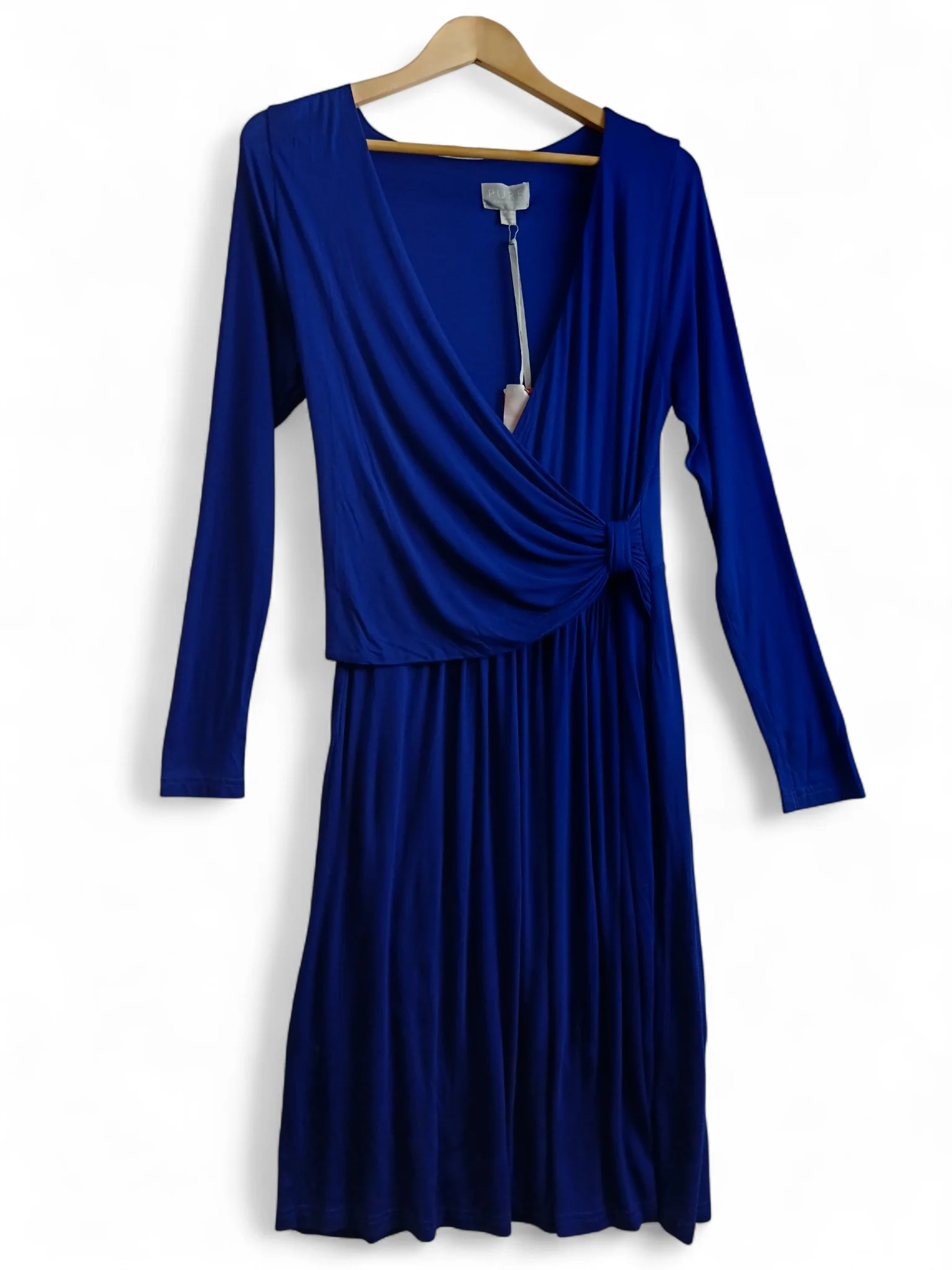 Pure Collection Royal Blue Jersey Midi Dress UK 14 - Tags On- Womenswear | Pre-loved