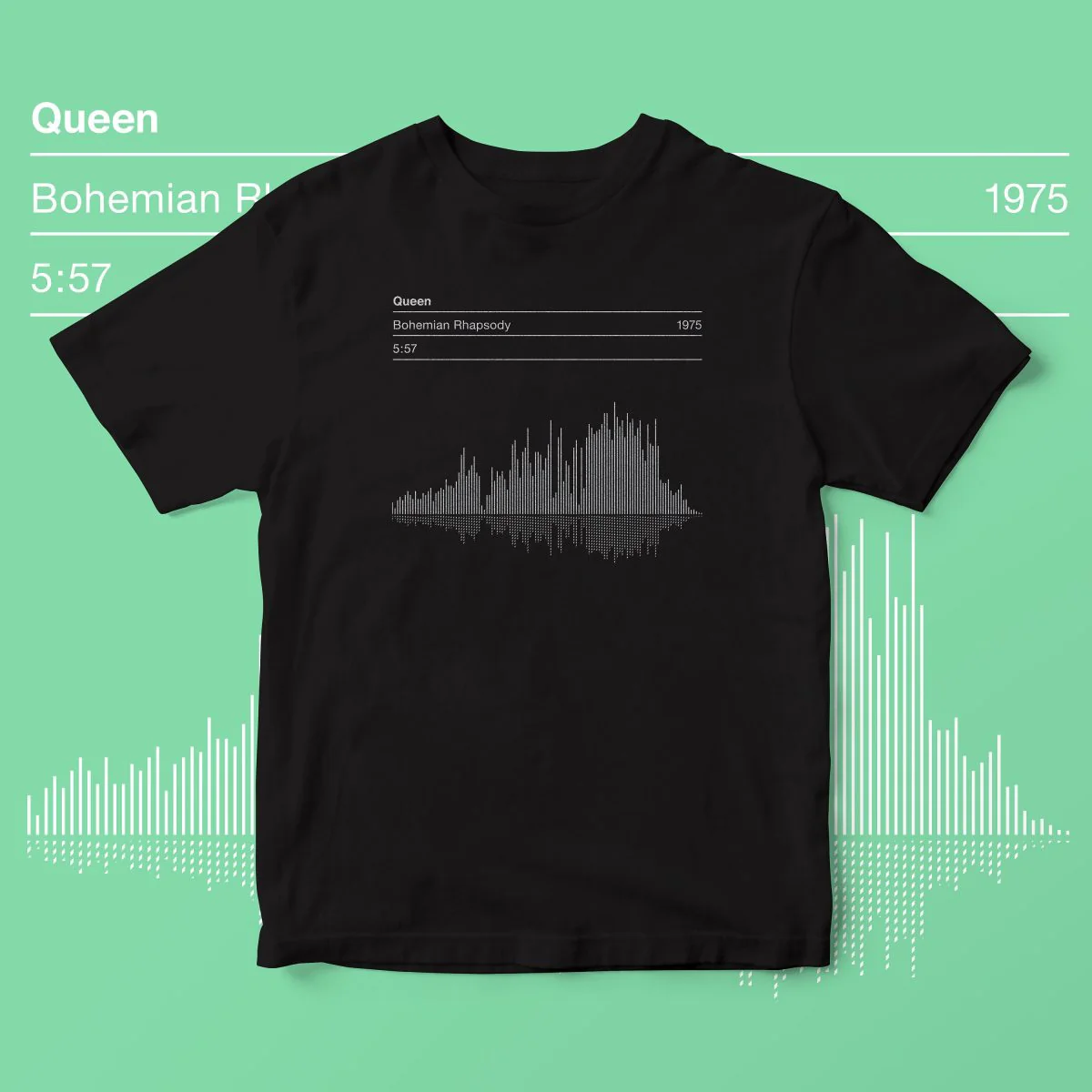 Sound wave t-shirts - various songs - Image 2
