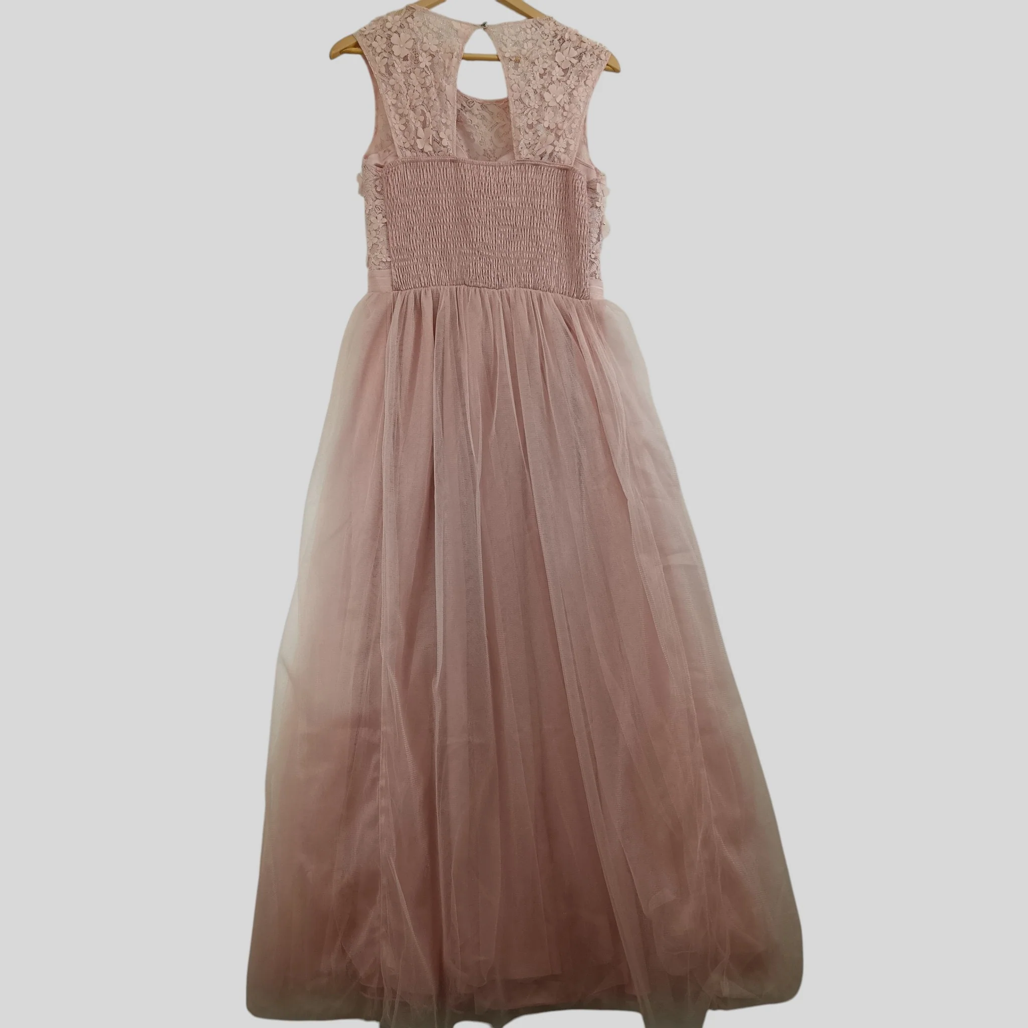 Quiz Dust Pink Bridesmaid Full Length  Dress UK 18  - Tags on - Womenswear | Pre-loved - Image 2