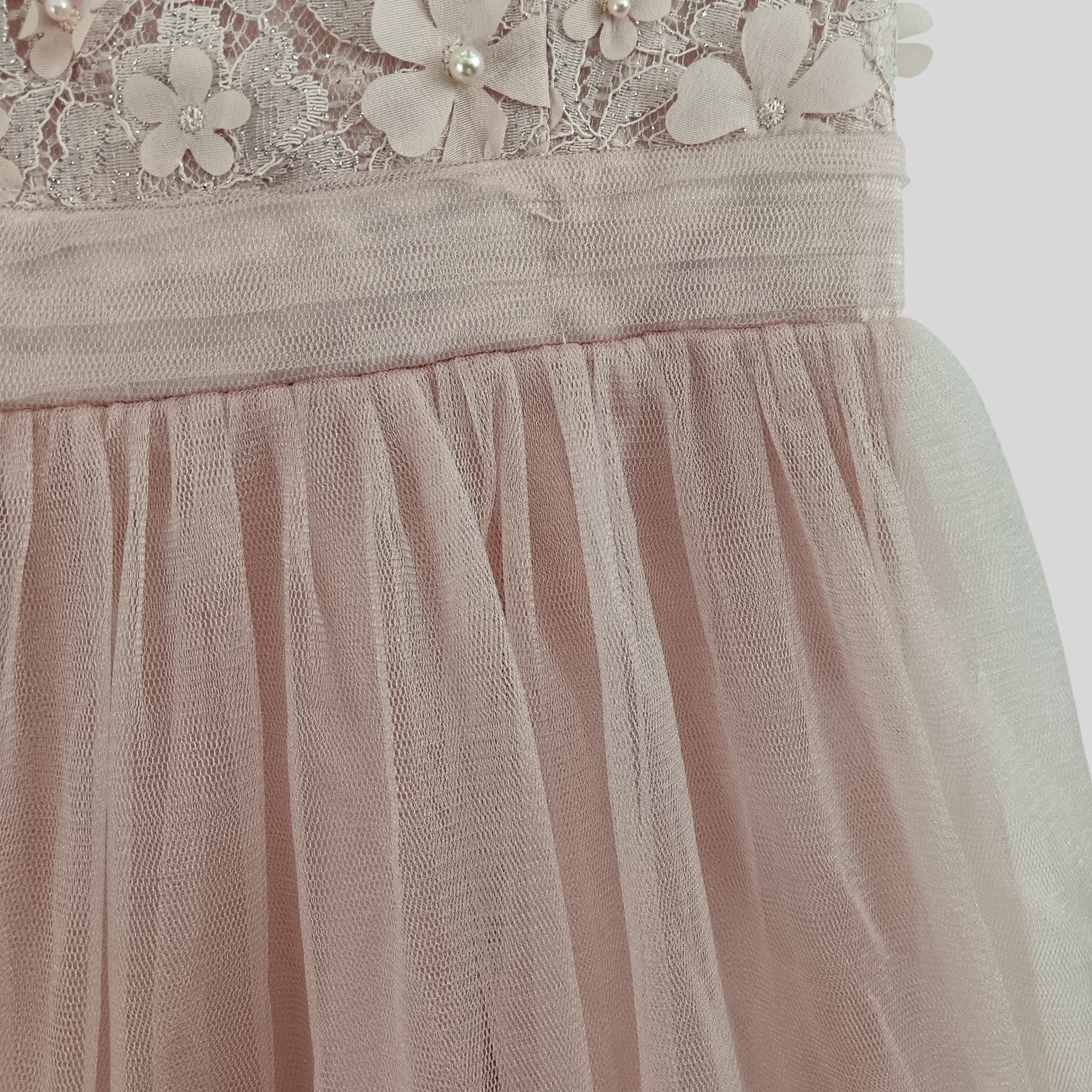 Quiz Dust Pink Bridesmaid Full Length  Dress UK 18  - Tags on - Womenswear | Pre-loved - Image 5